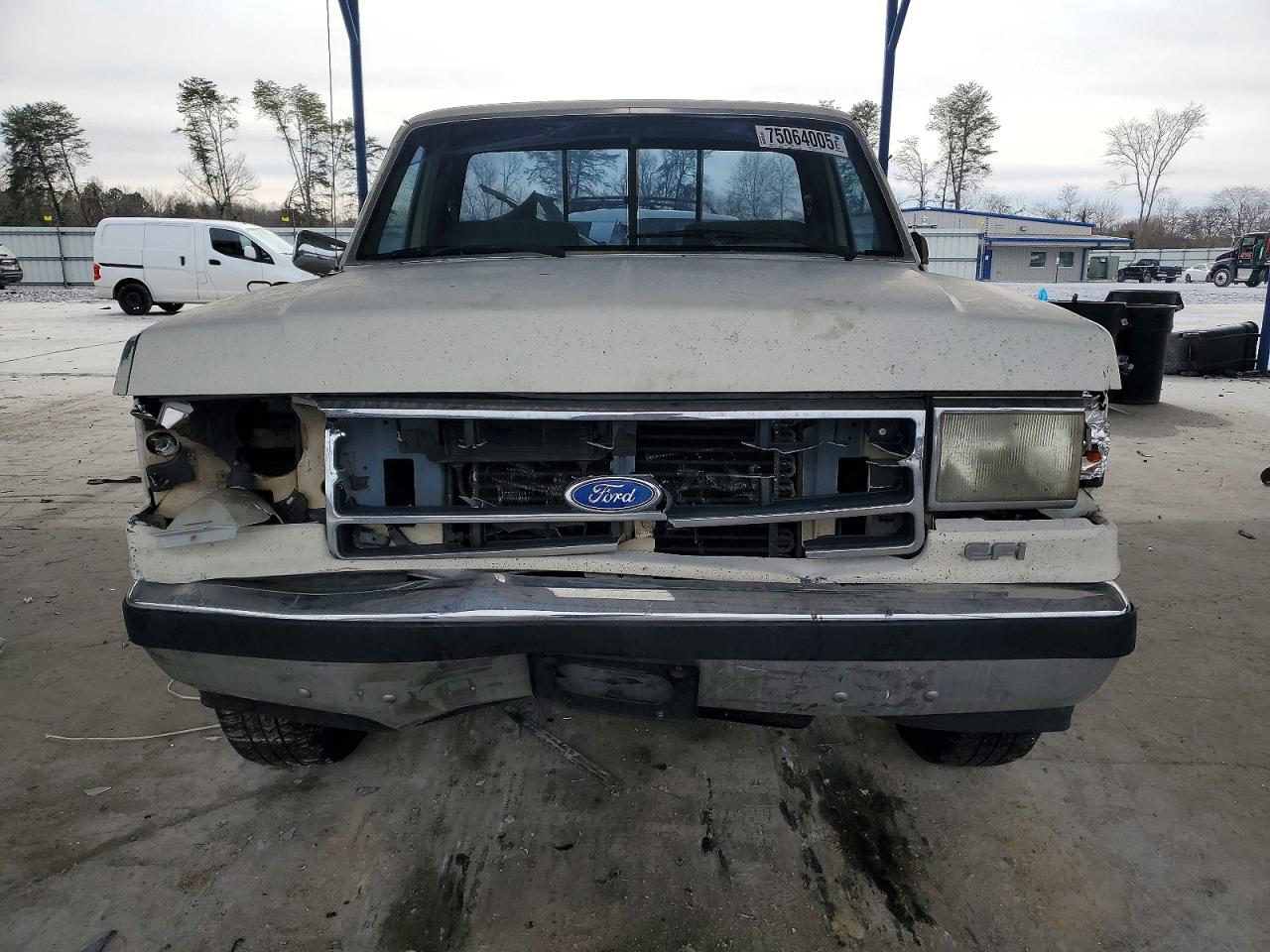 1989 Ford F150 White vin: 1FTDF15N6KNB84117