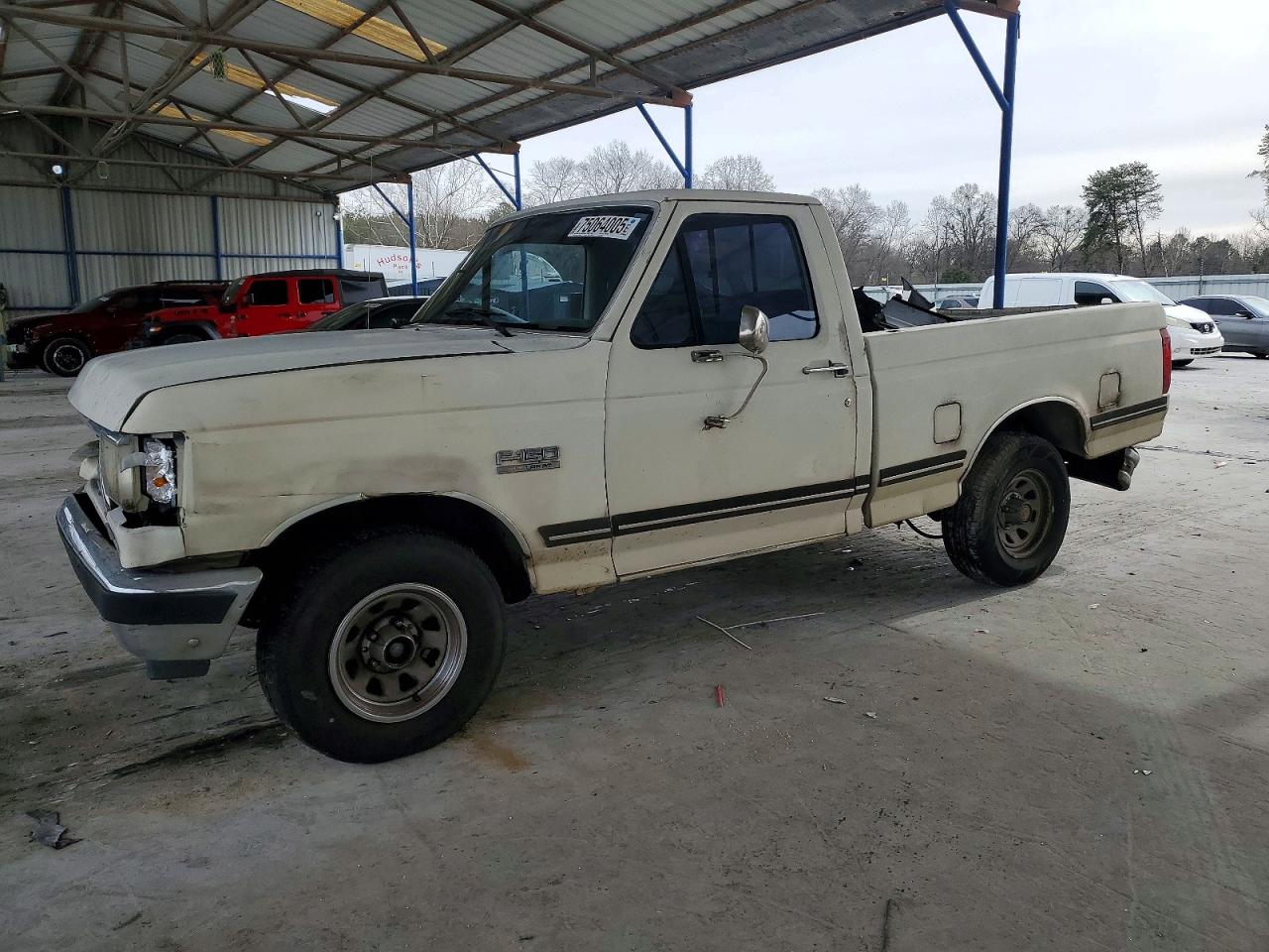 1989 Ford F150 White vin: 1FTDF15N6KNB84117