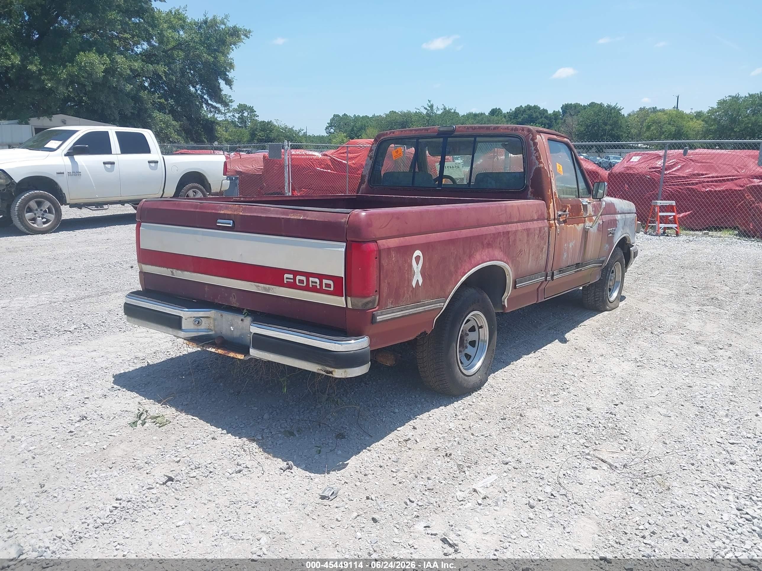 1989 Ford F150   Red vin: 1FTDF15N7KNB79914