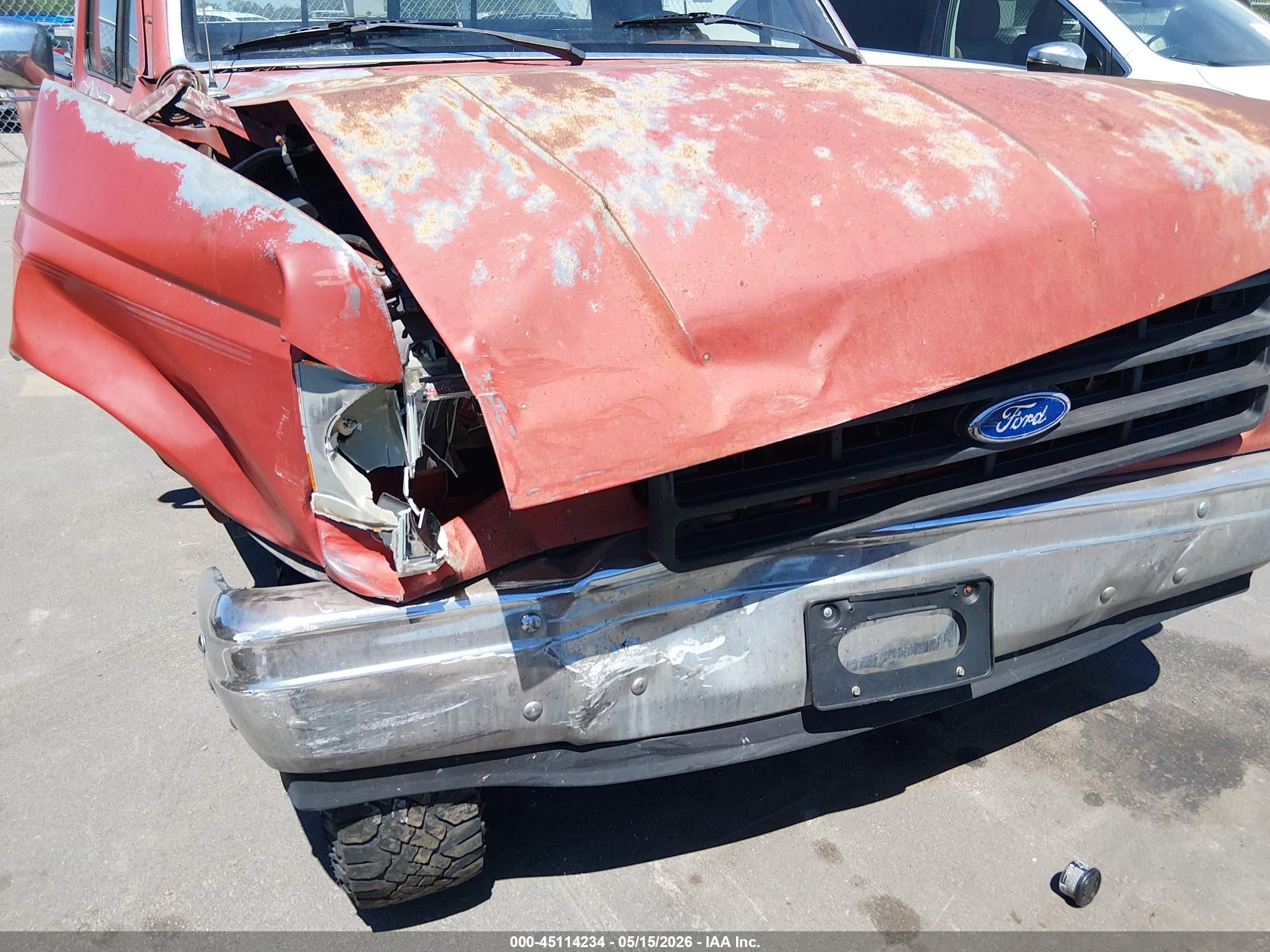 1987 Ford F150   Red vin: 1FTDF15NXHNA09149