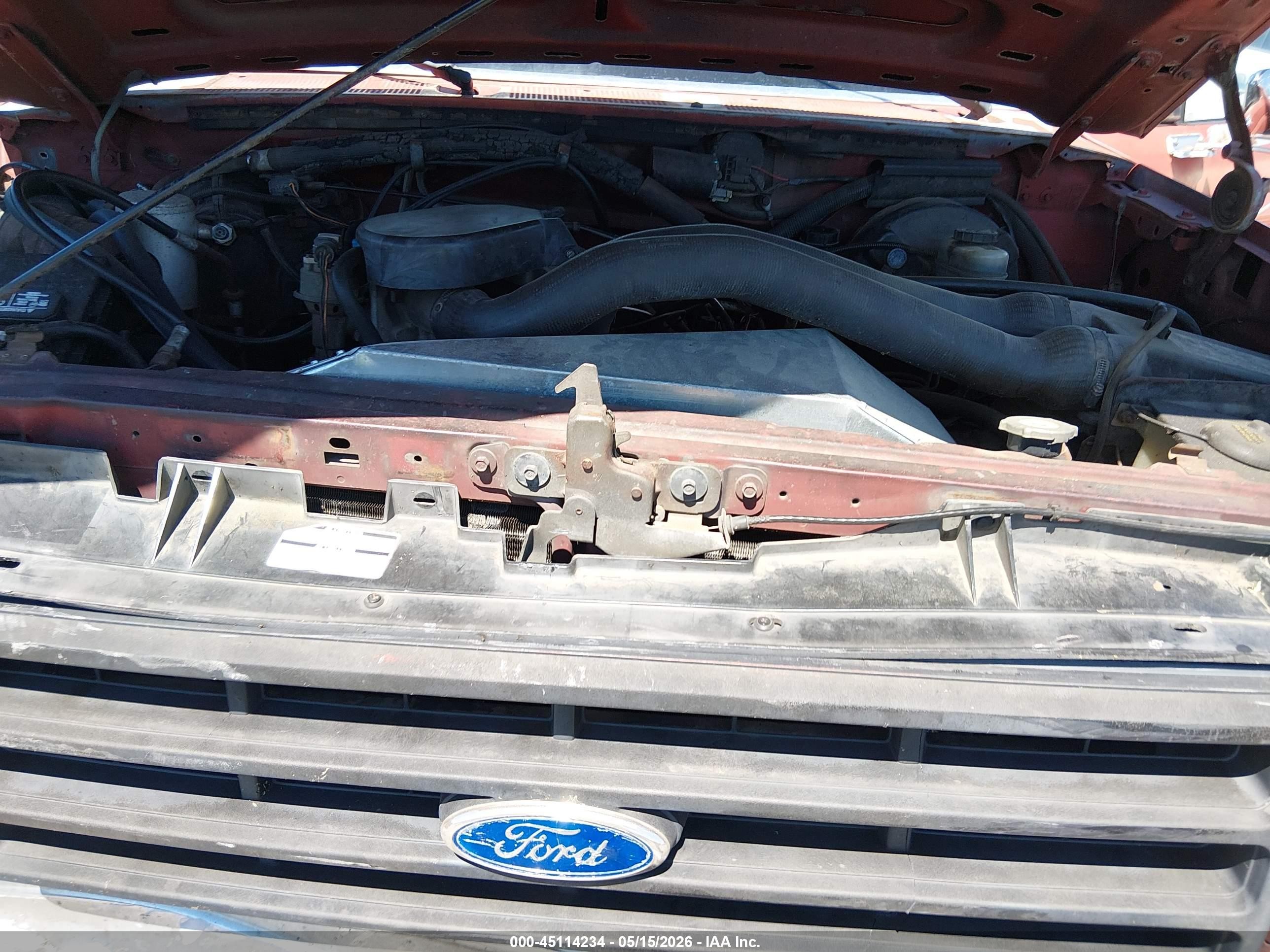 1987 Ford F150   Red vin: 1FTDF15NXHNA09149