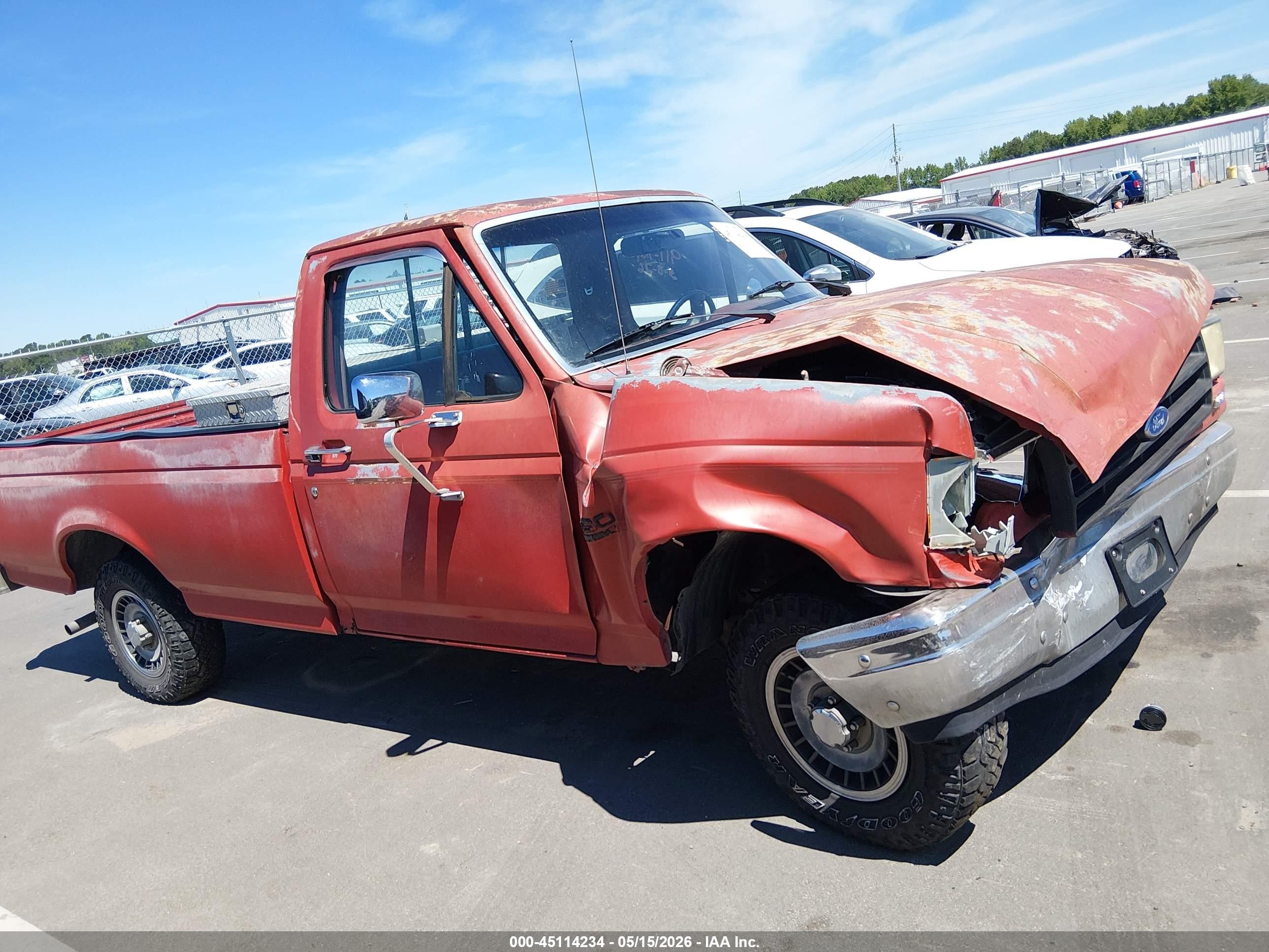 1987 Ford F150   Red vin: 1FTDF15NXHNA09149