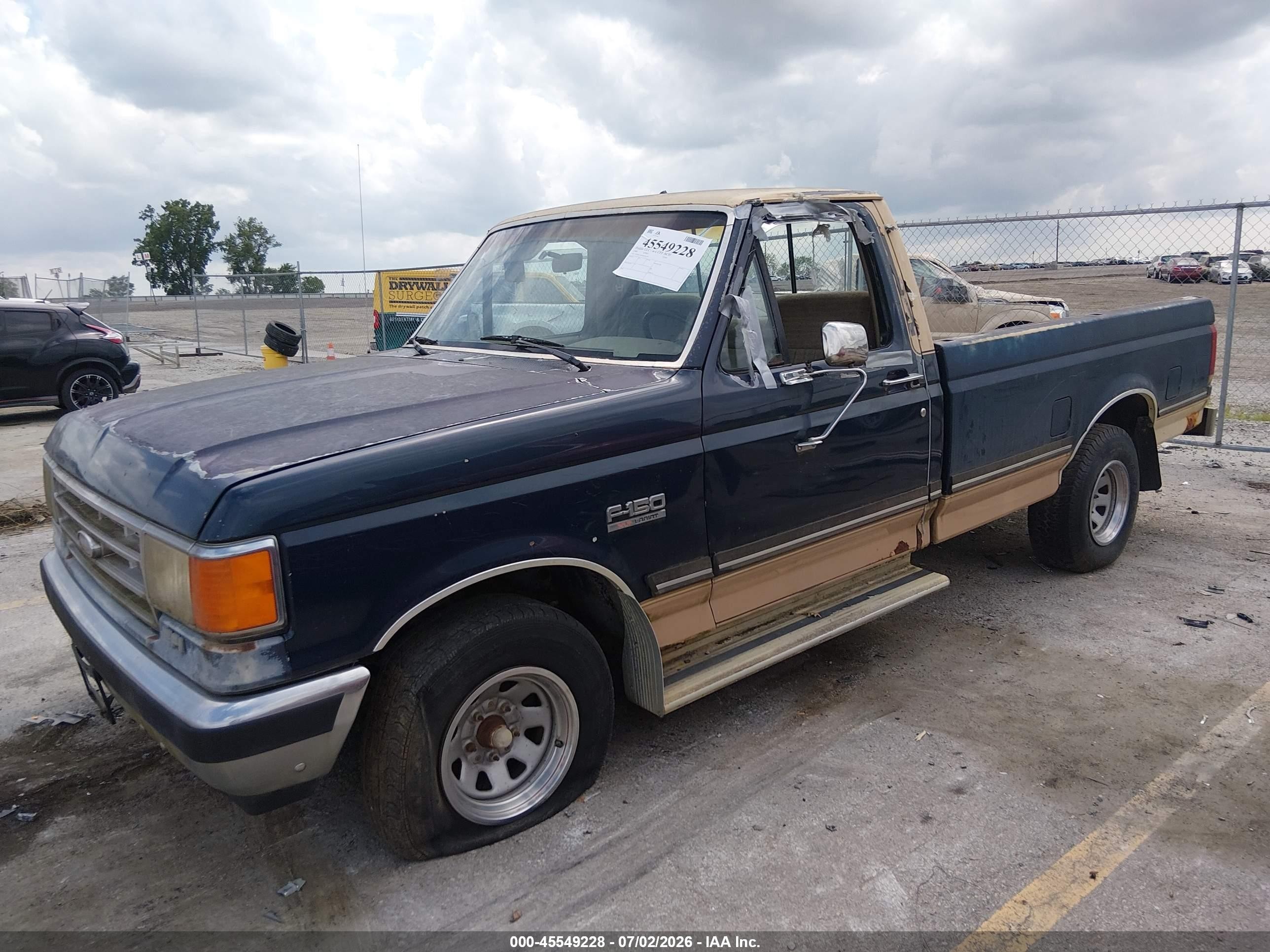 1988 Ford F150   Blue vin: 1FTDF15NXJKA95392