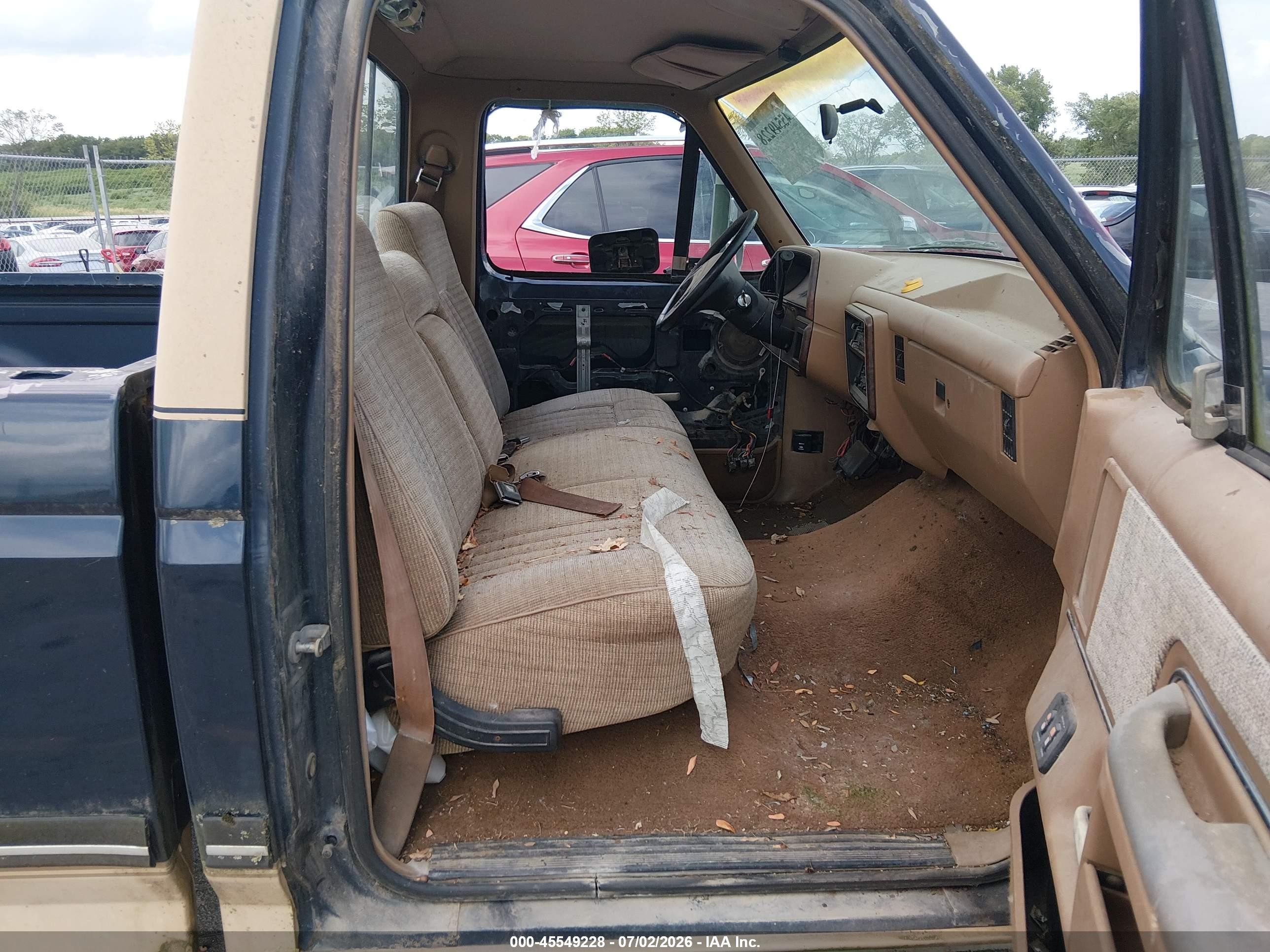 1988 Ford F150   Blue vin: 1FTDF15NXJKA95392