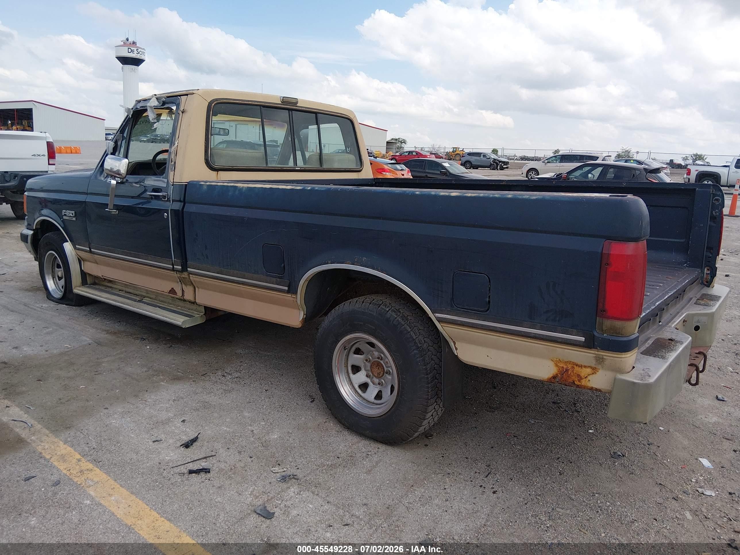 1988 Ford F150   Blue vin: 1FTDF15NXJKA95392