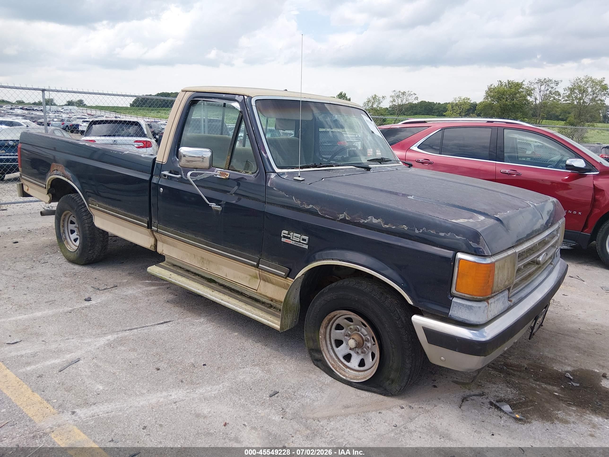 1988 Ford F150   Blue vin: 1FTDF15NXJKA95392