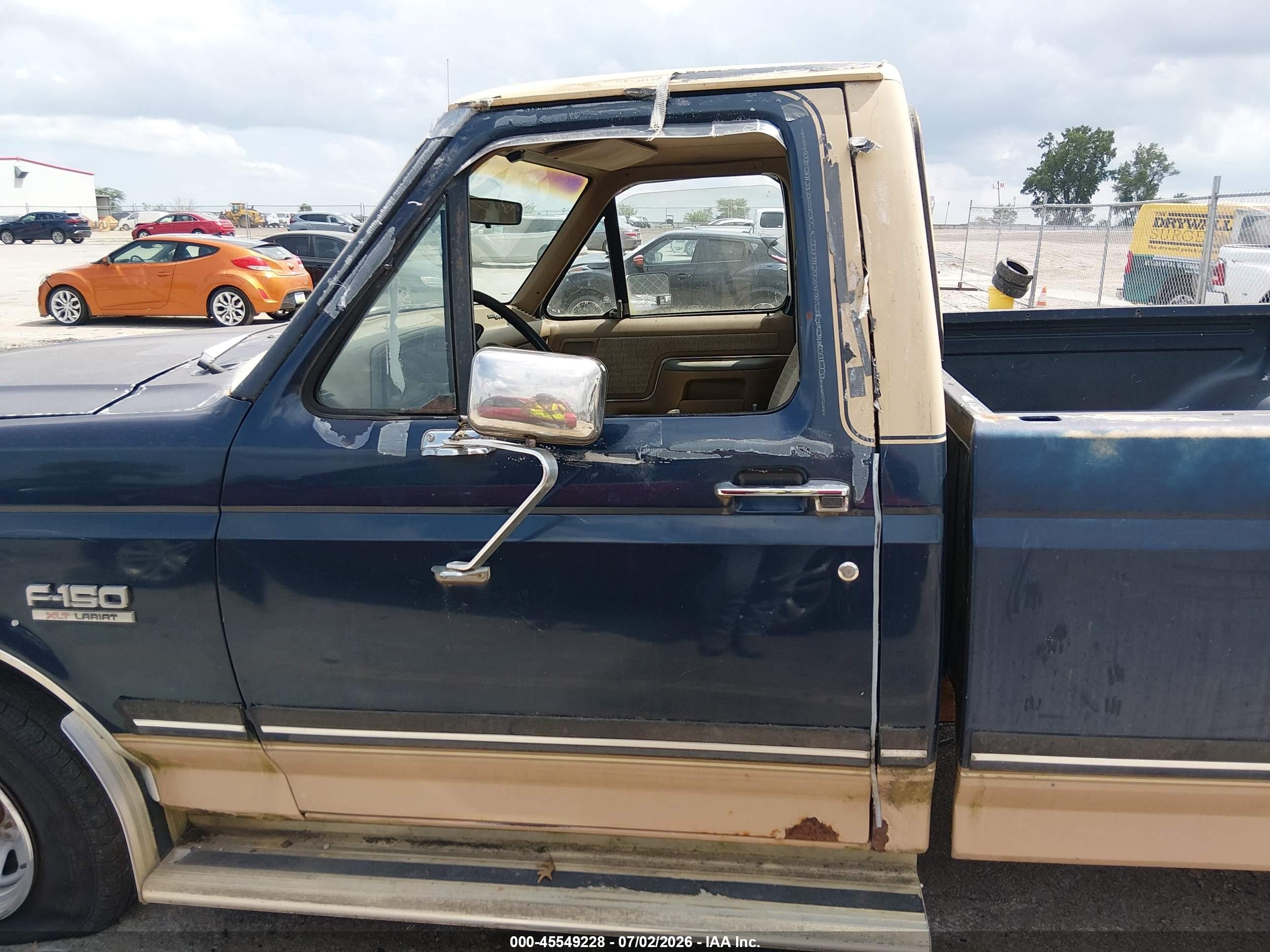 1988 Ford F150   Blue vin: 1FTDF15NXJKA95392