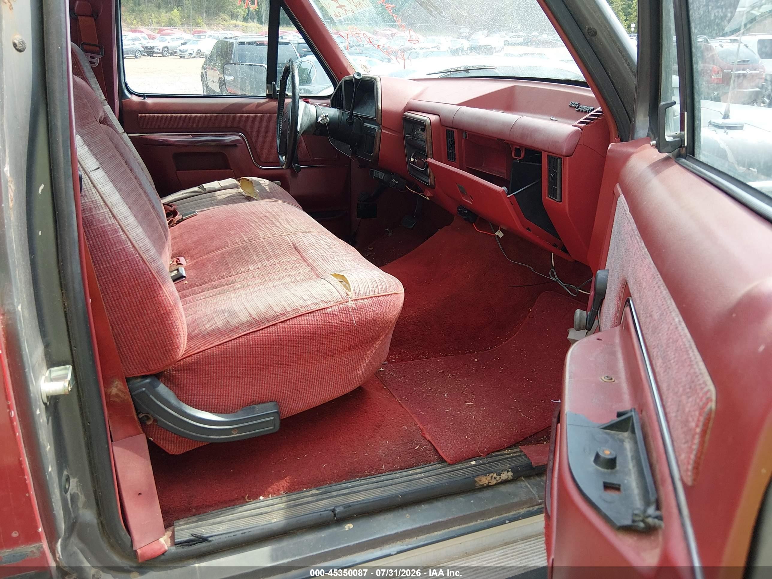 1990 Ford F150   Красный vin: 1FTDF15NXLNA48154