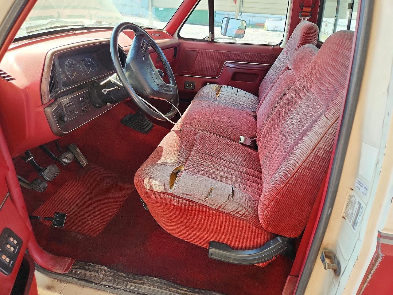 1991 Ford F150 White vin: 1FTDF15NXMNA02275