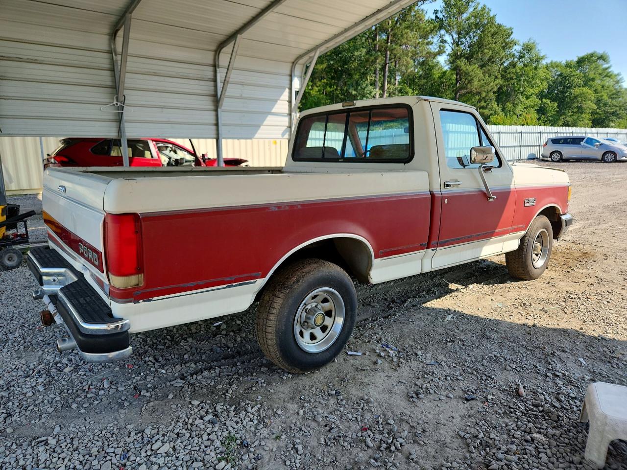 1991 Ford F150 White vin: 1FTDF15NXMNA02275