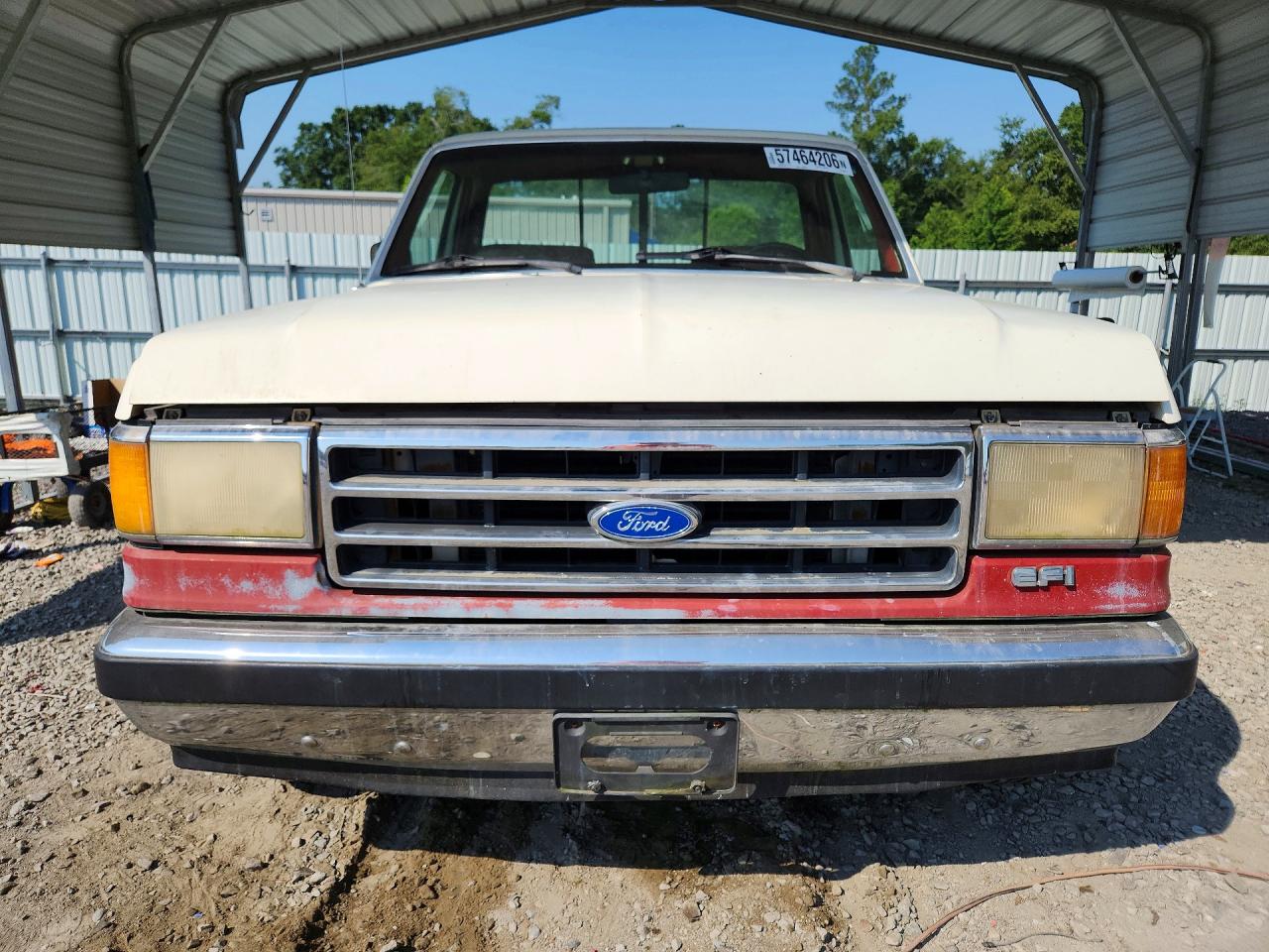 1991 Ford F150 White vin: 1FTDF15NXMNA02275