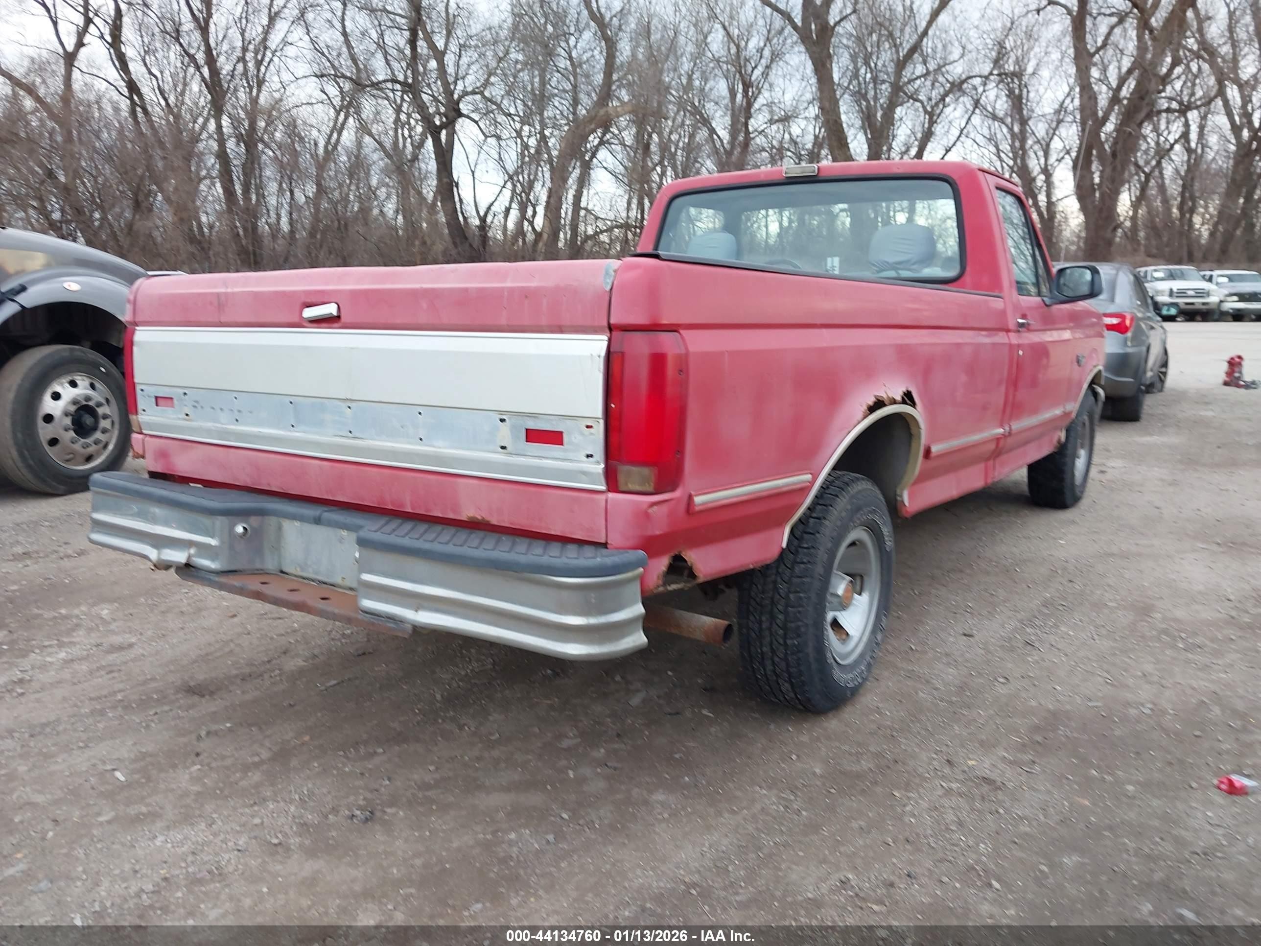 1993 Ford F150   Red vin: 1FTDF15NXPLA38080