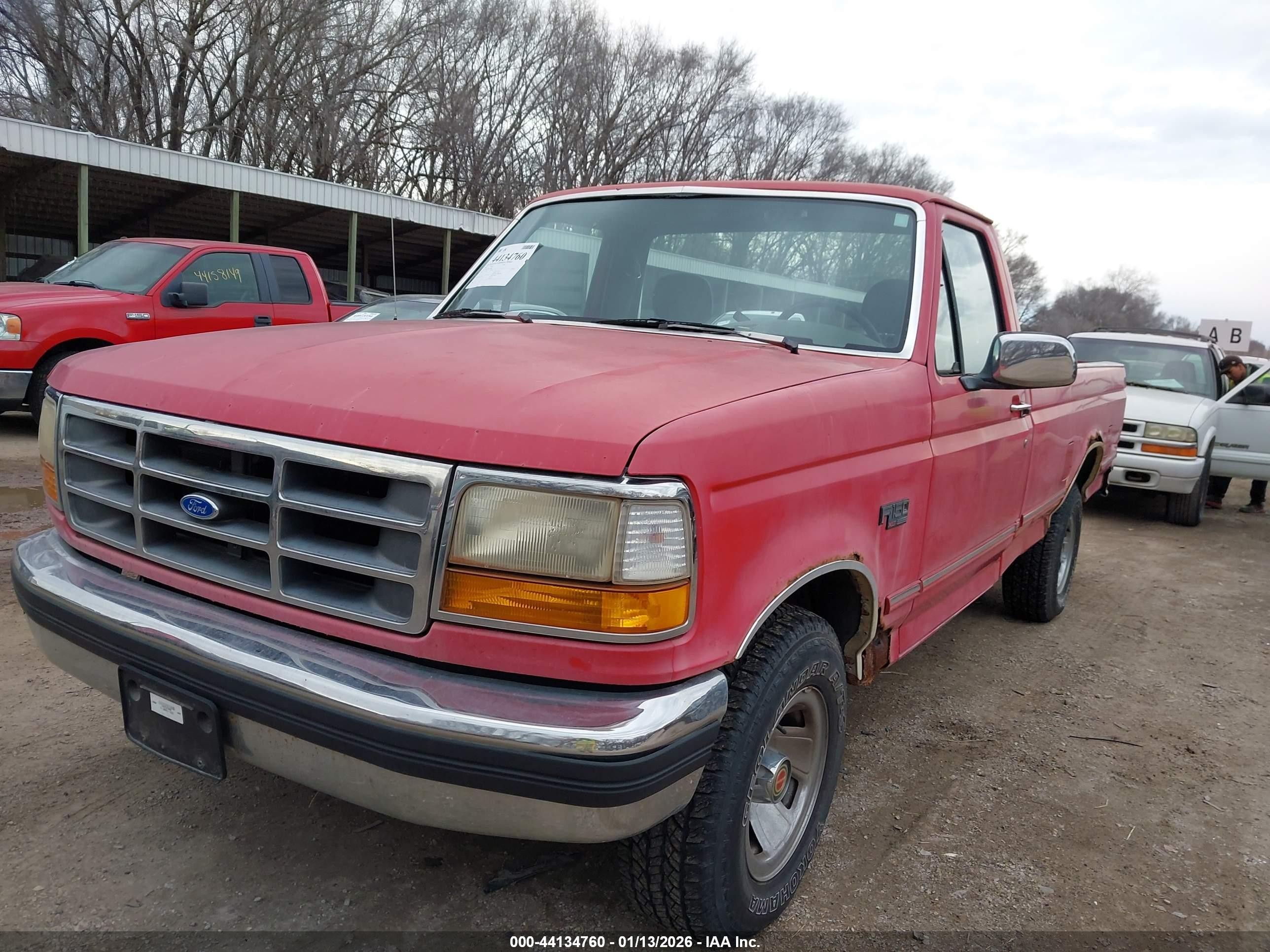 1993 Ford F150   Red vin: 1FTDF15NXPLA38080