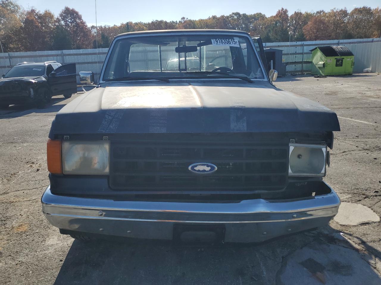1987 Ford F150 Gray vin: 1FTDF15Y0HKB03827
