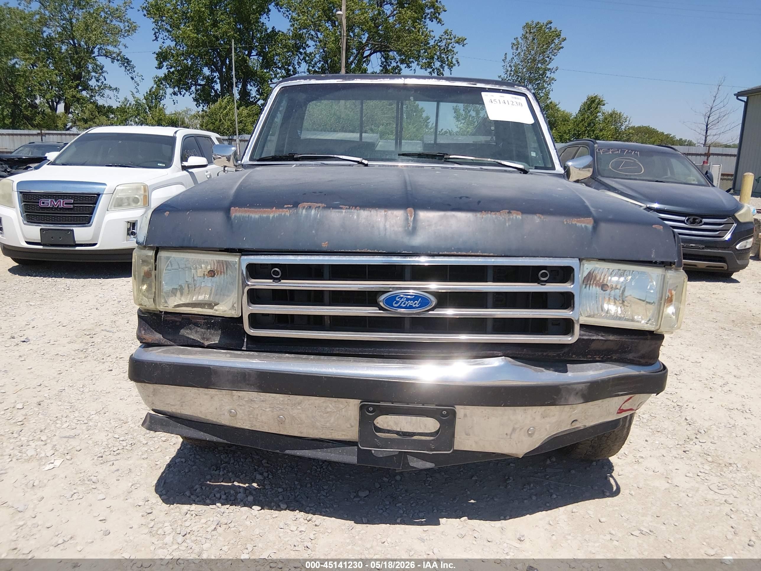 1991 Ford F150   Gray vin: 1FTDF15Y0MNA40060