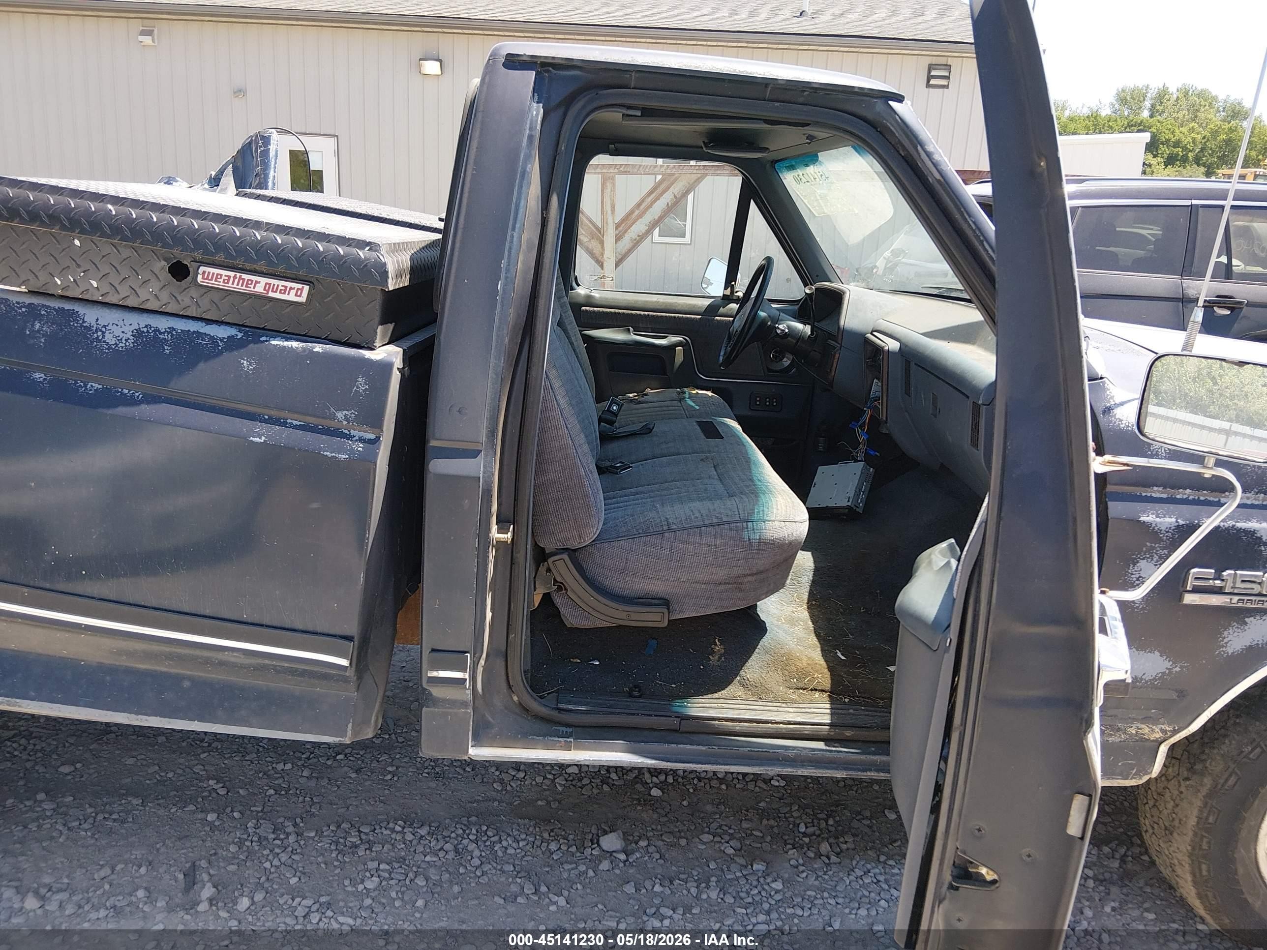 1991 Ford F150   Gray vin: 1FTDF15Y0MNA40060