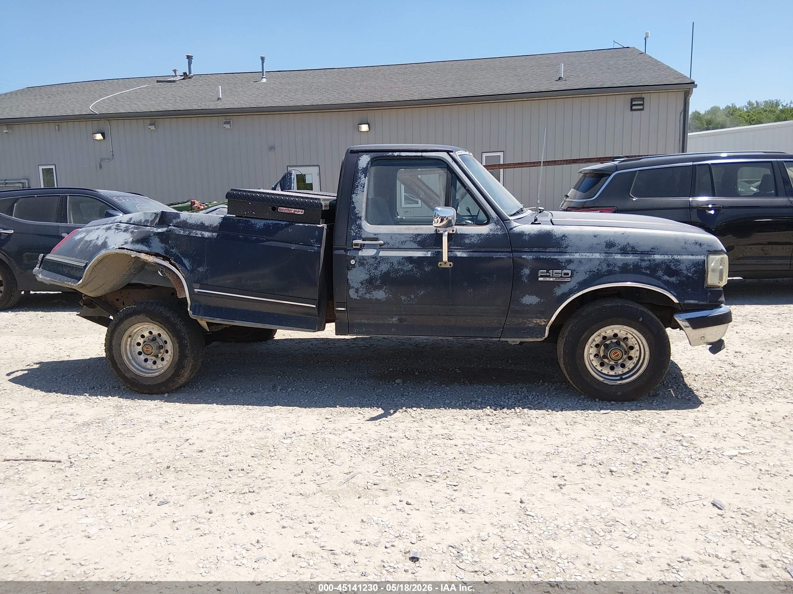 1991 Ford F150   Gray vin: 1FTDF15Y0MNA40060