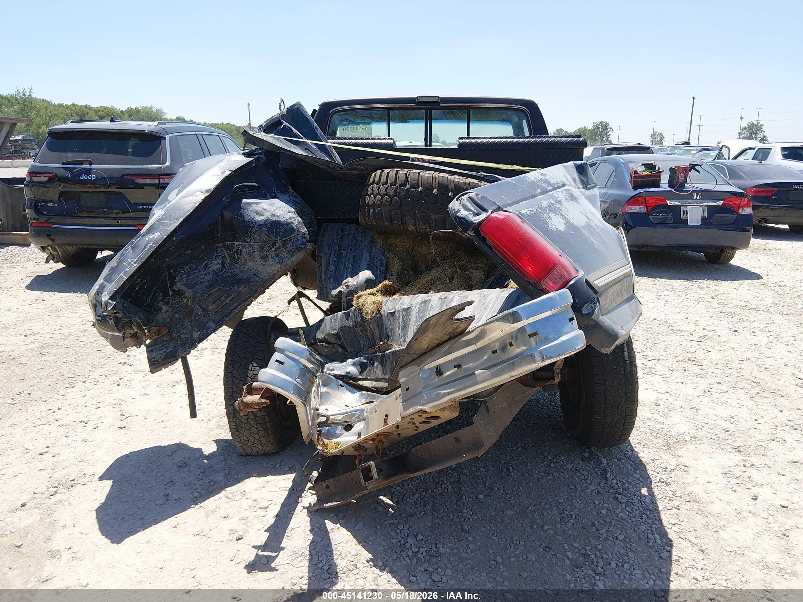 1991 Ford F150   Gray vin: 1FTDF15Y0MNA40060