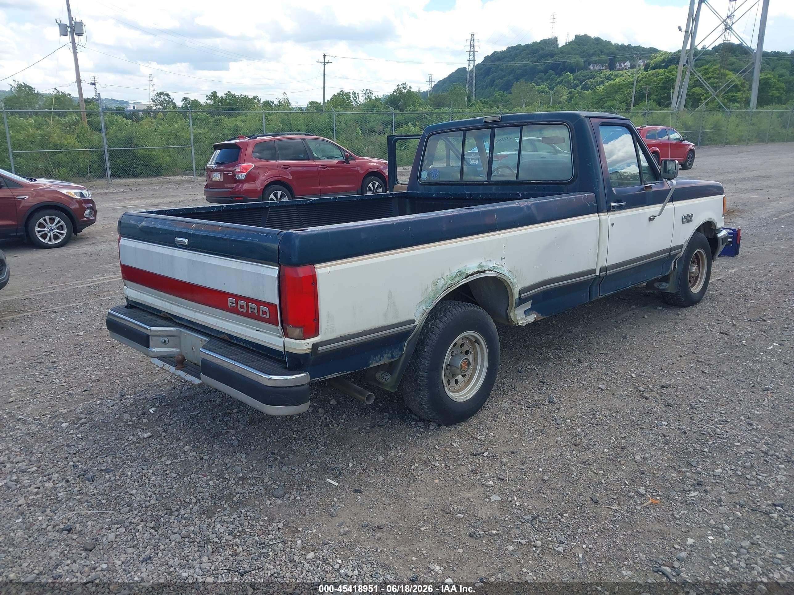 1991 Ford F150   Green vin: 1FTDF15Y0MNA83944