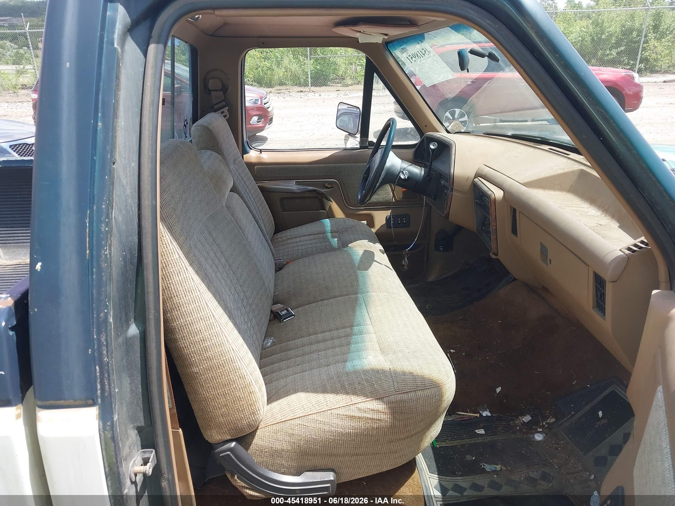 1991 Ford F150   Green vin: 1FTDF15Y0MNA83944