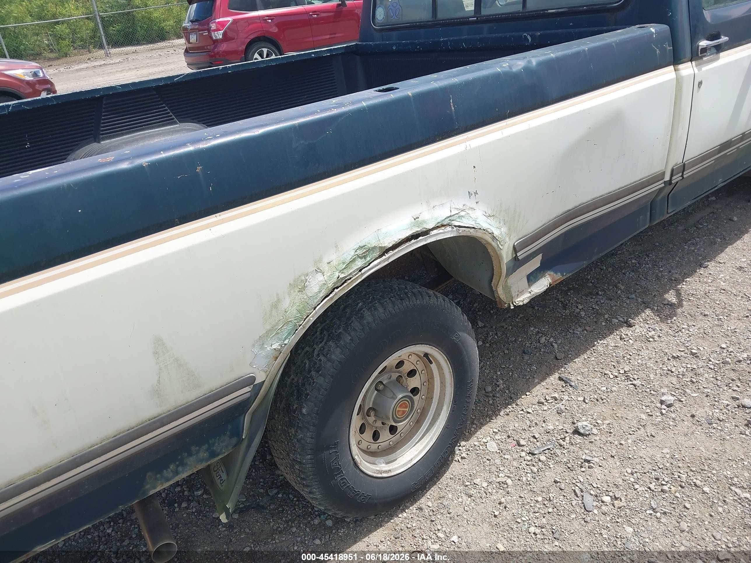 1991 Ford F150   Green vin: 1FTDF15Y0MNA83944