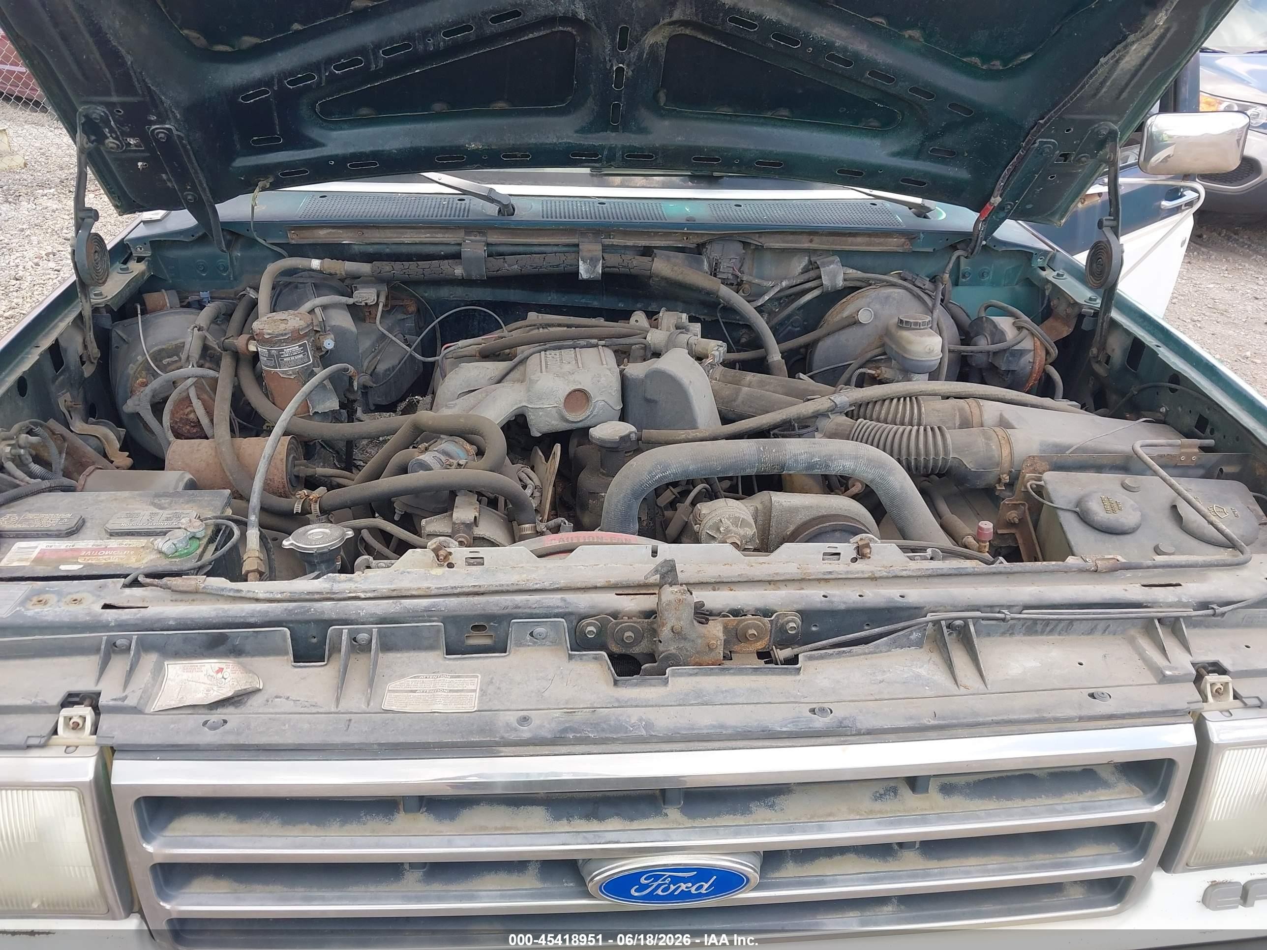 1991 Ford F150   Green vin: 1FTDF15Y0MNA83944