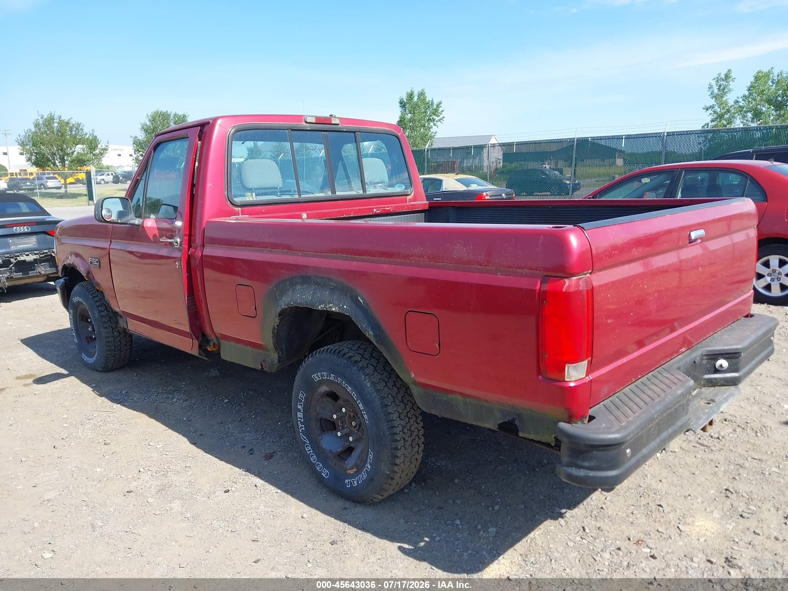 1995 Ford F150   Red vin: 1FTDF15Y0SNA55882