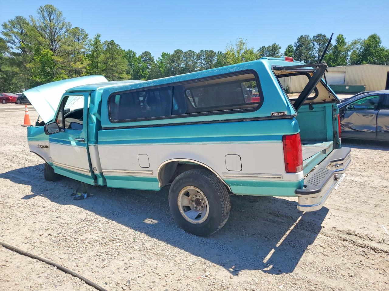 1994 Ford F150 Green vin: 1FTDF15Y1RNB14982
