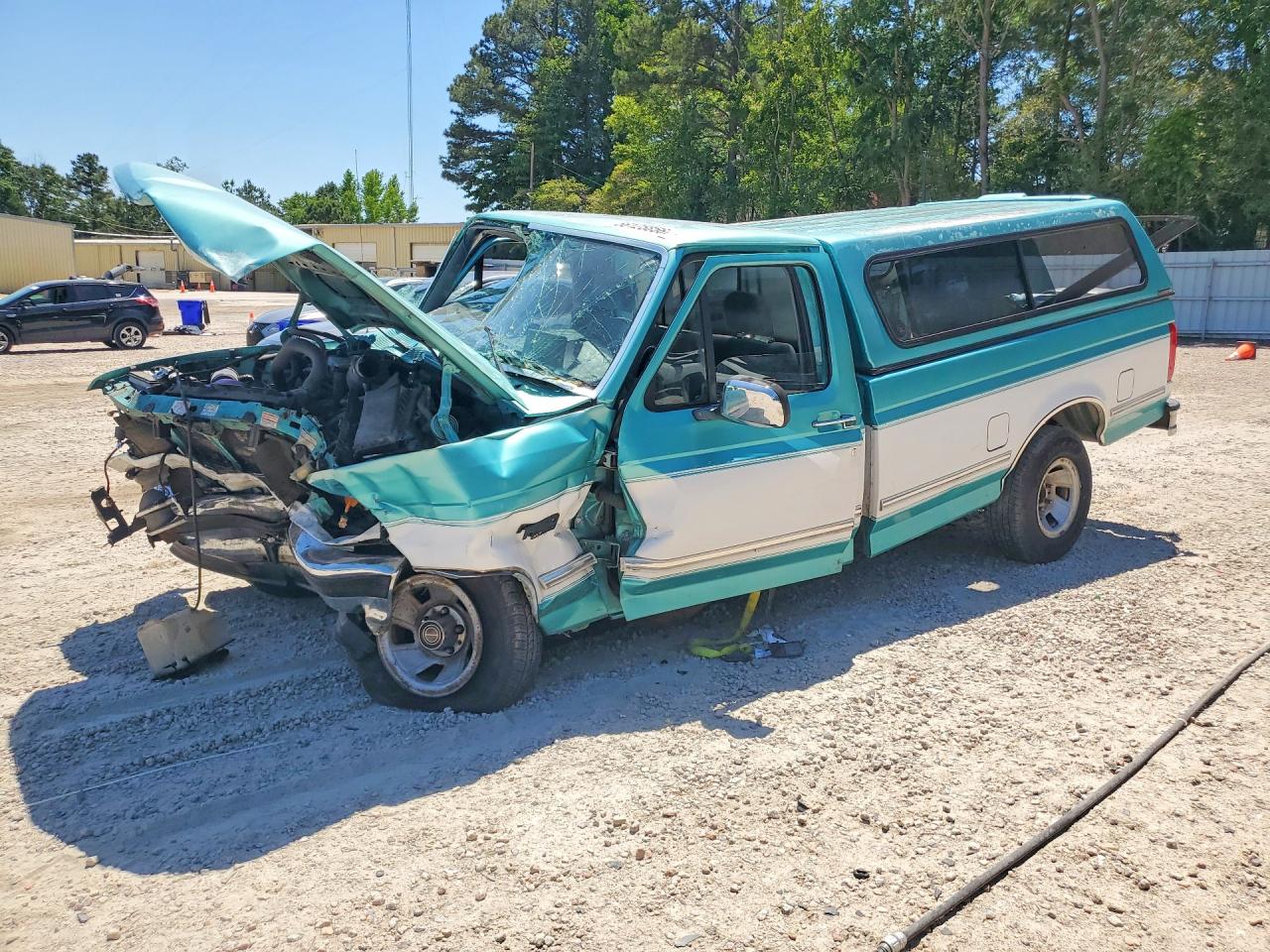1994 Ford F150 Green vin: 1FTDF15Y1RNB14982