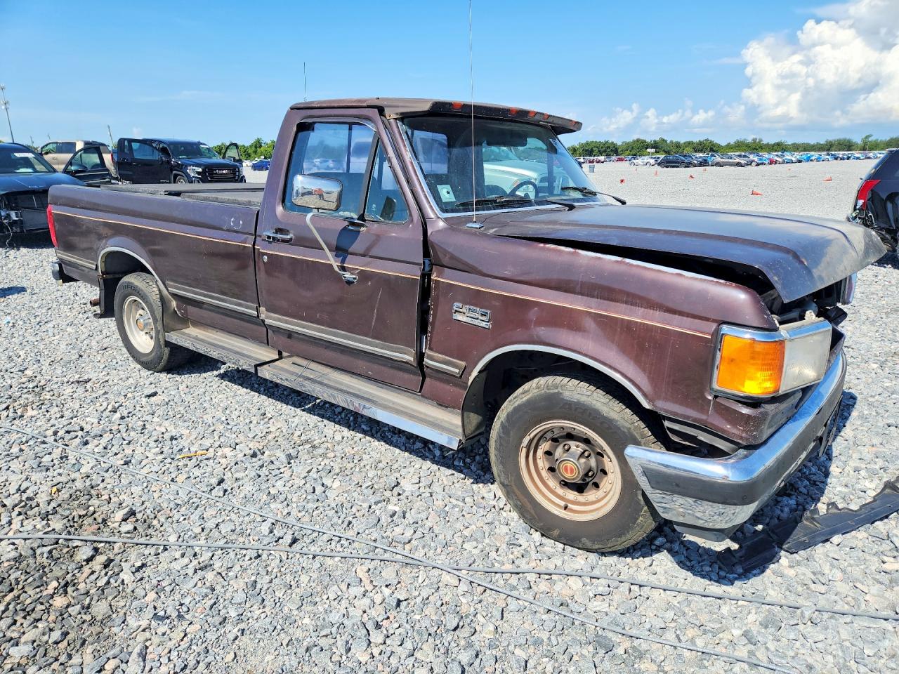 1991 Ford F150 Brown vin: 1FTDF15Y2MNA96792