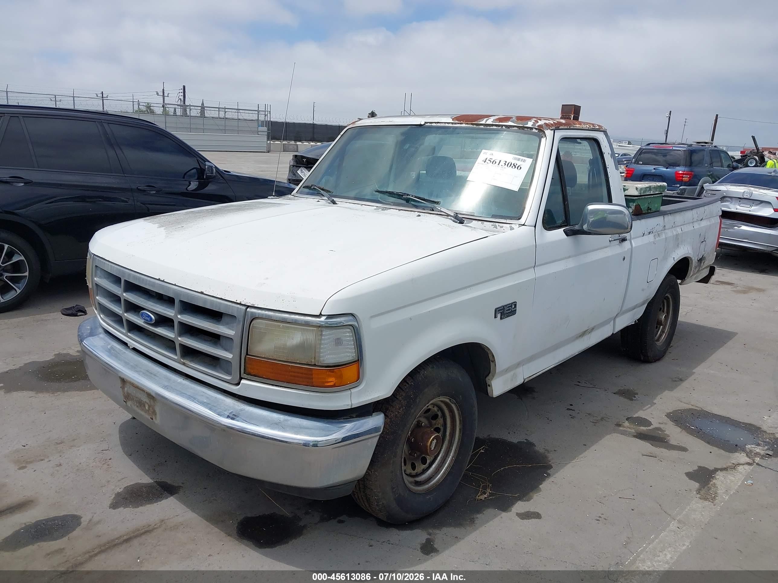 1992 Ford F150   White vin: 1FTDF15Y2NPA86639