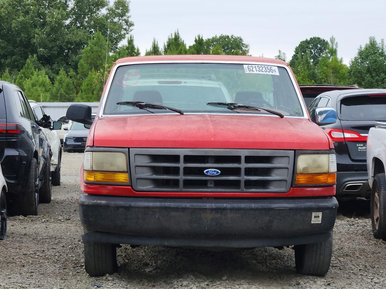 1992 Ford F150 Red vin: 1FTDF15Y2NPB12849
