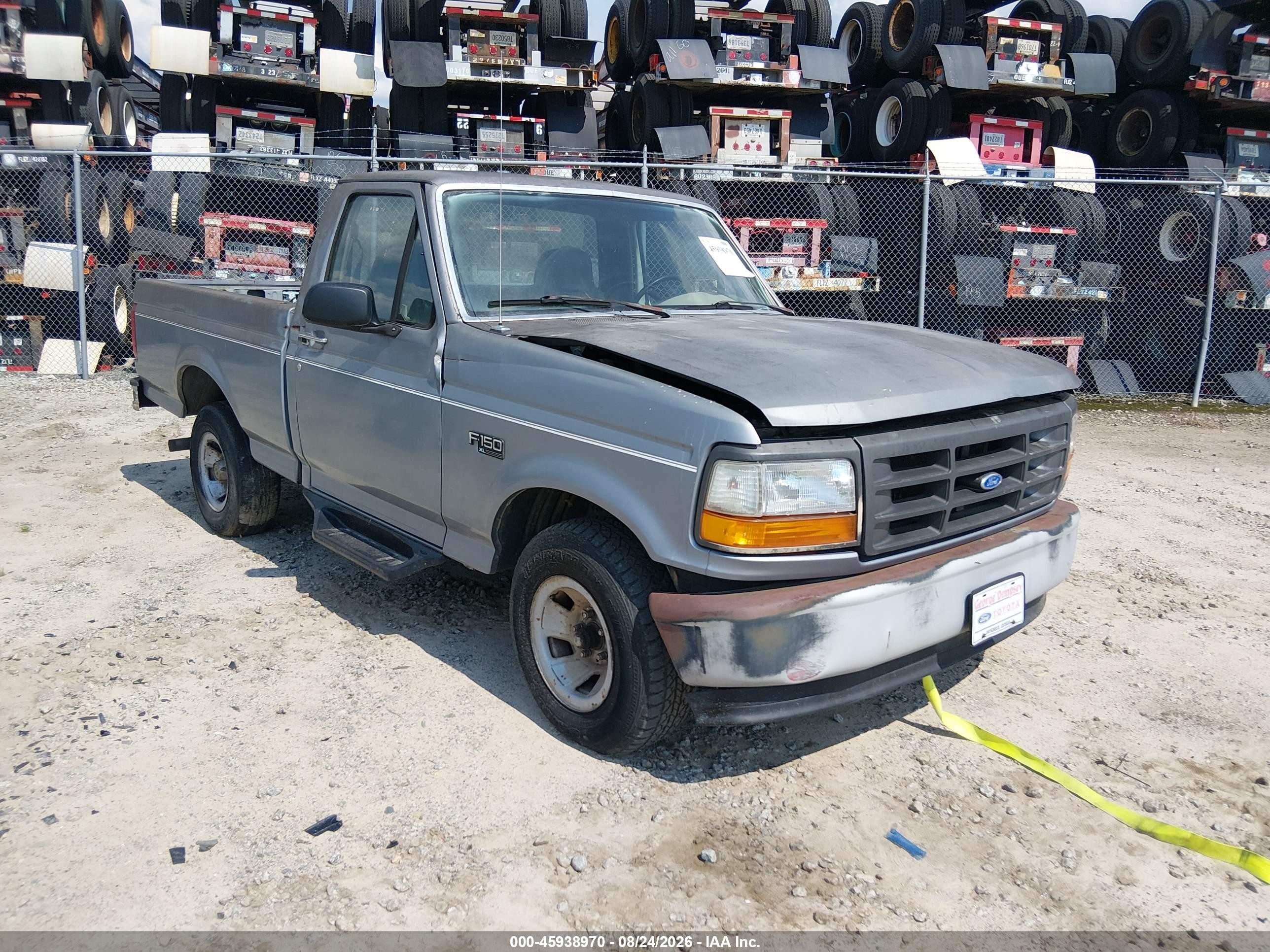 1995 Ford F150   Gray vin: 1FTDF15Y2SNB62643