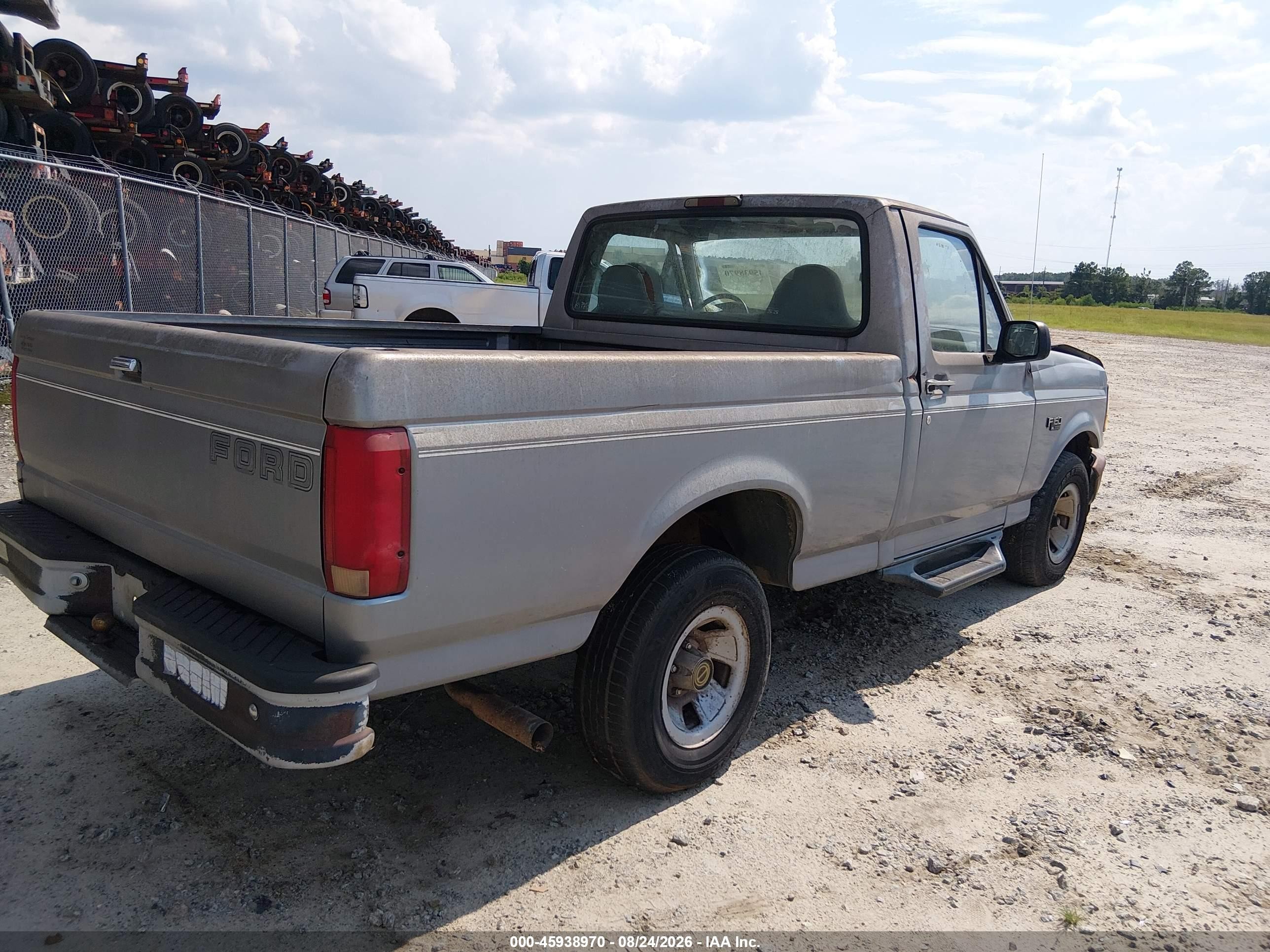 1995 Ford F150   Gray vin: 1FTDF15Y2SNB62643