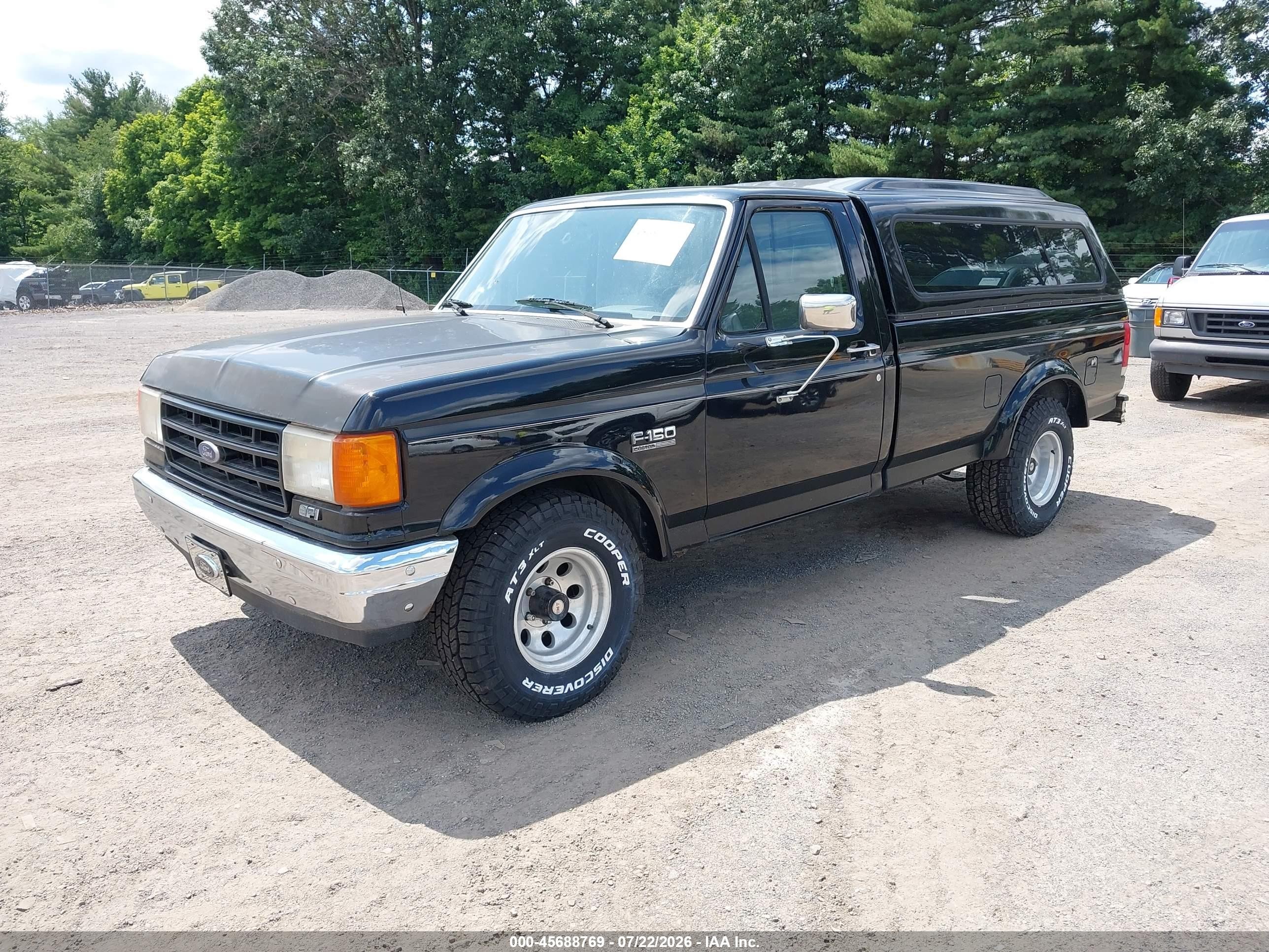 1988 Ford F150   Black vin: 1FTDF15Y3JNA40680