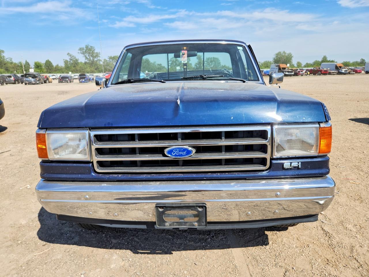 1989 Ford F150 Blue vin: 1FTDF15Y3KLB34684