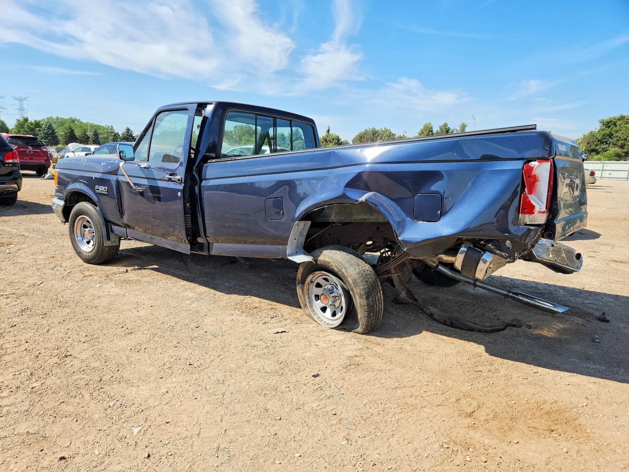 1989 Ford F150 Blue vin: 1FTDF15Y3KLB34684