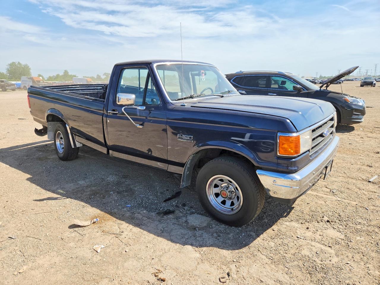 1989 Ford F150 Blue vin: 1FTDF15Y3KLB34684