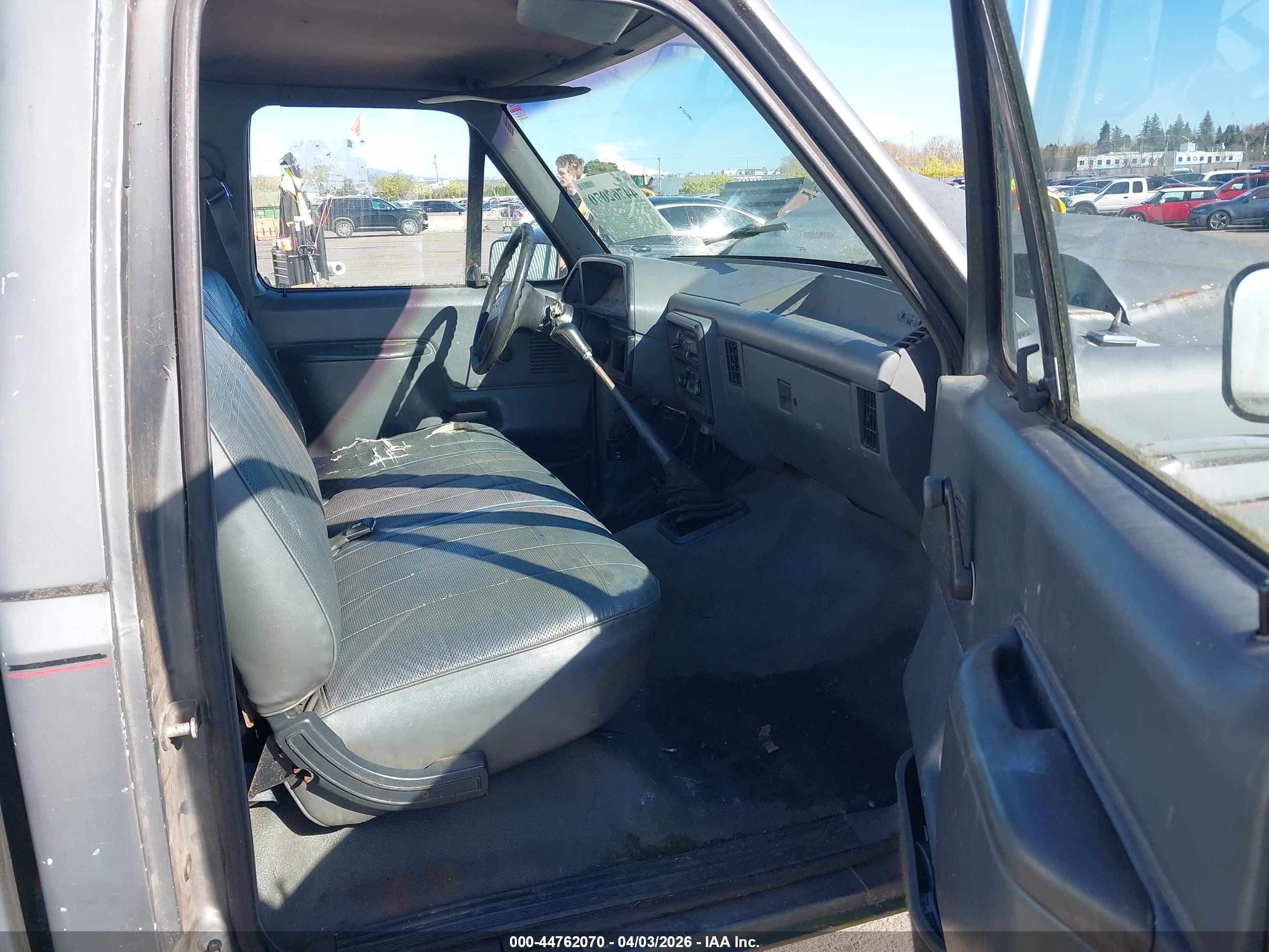 1989 Ford F150   Gray vin: 1FTDF15Y3KNA20396
