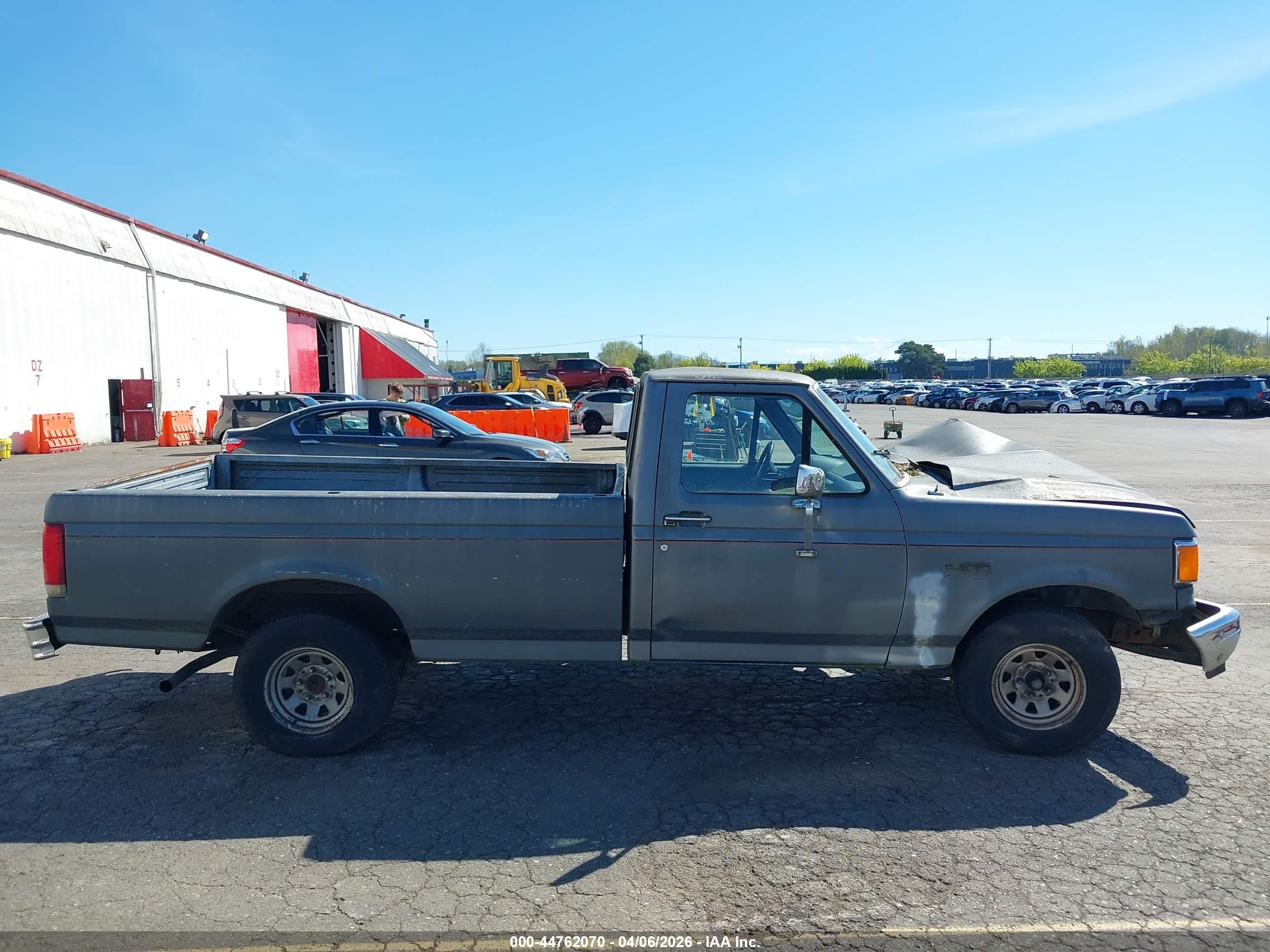 1989 Ford F150   Gray vin: 1FTDF15Y3KNA20396
