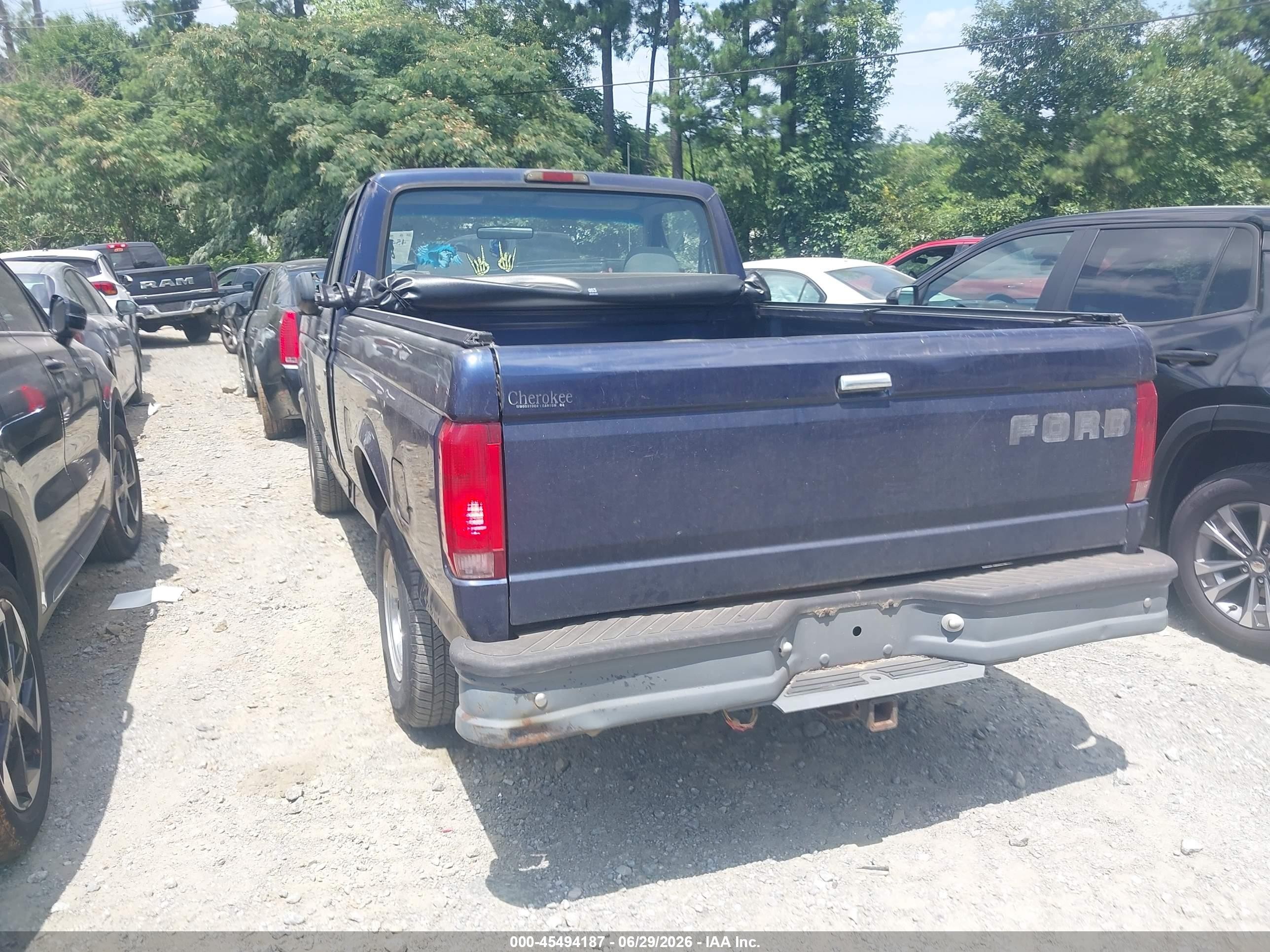 1995 Ford F150   Blue vin: 1FTDF15Y3SNA11679