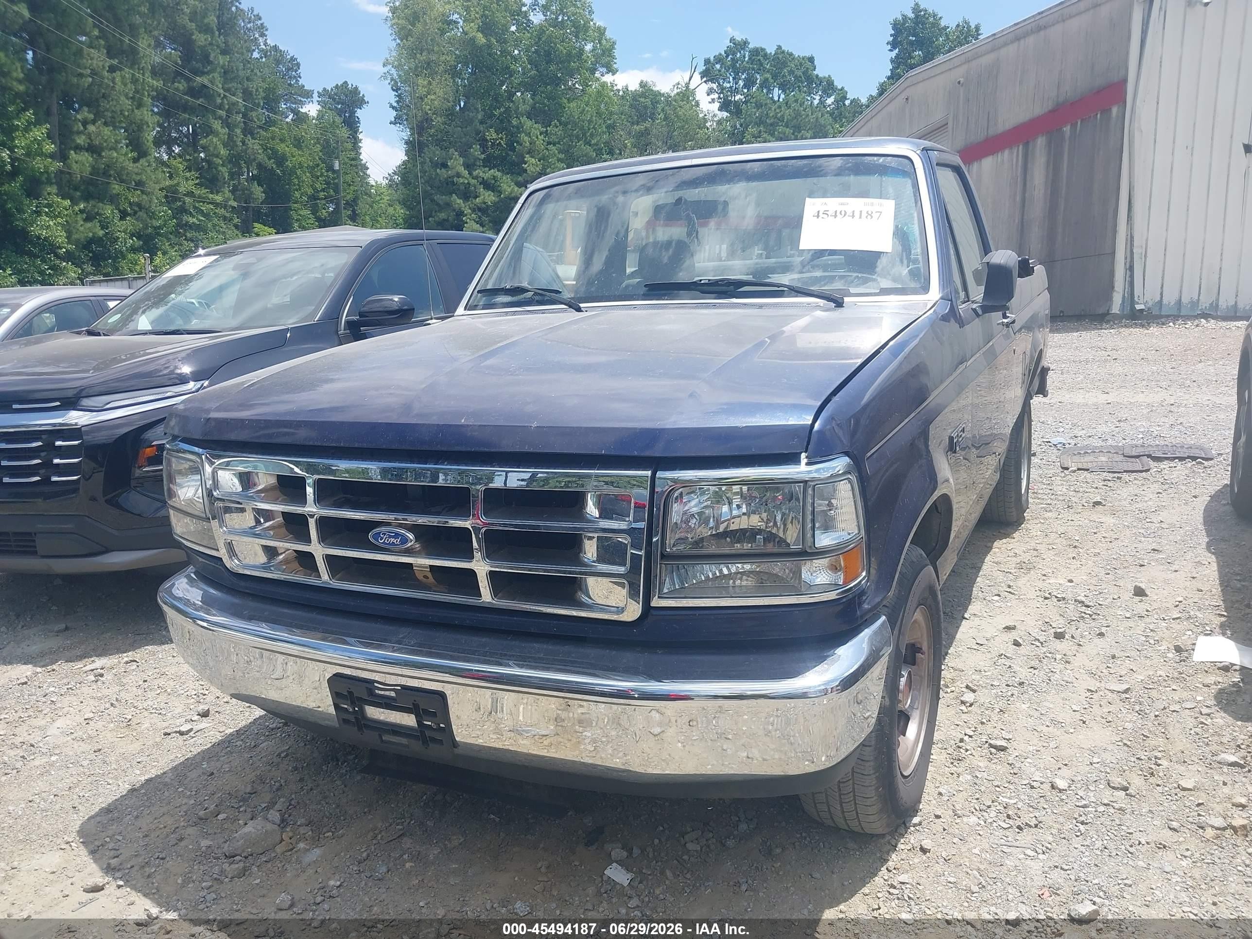 1995 Ford F150   Blue vin: 1FTDF15Y3SNA11679