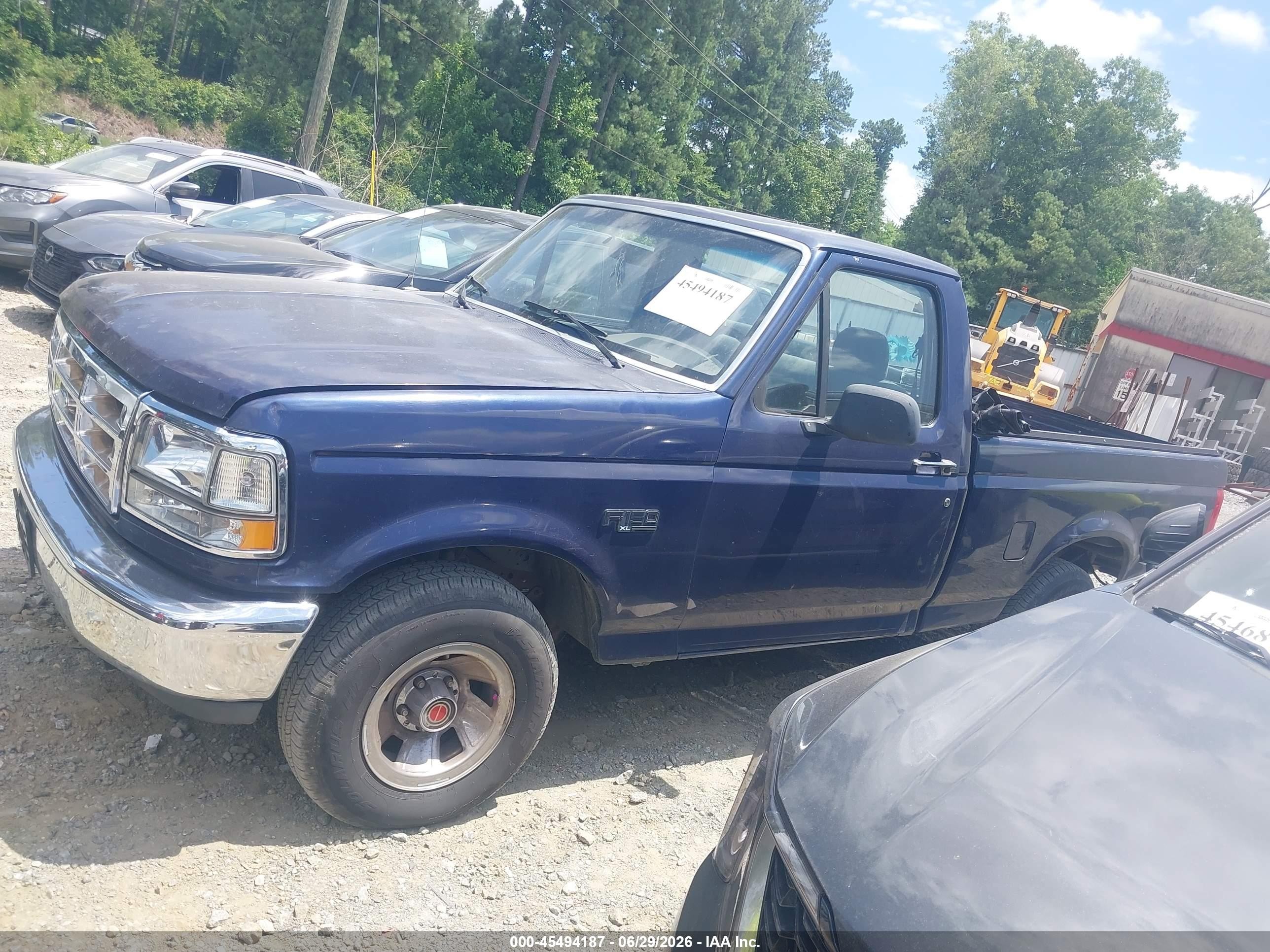 1995 Ford F150   Blue vin: 1FTDF15Y3SNA11679