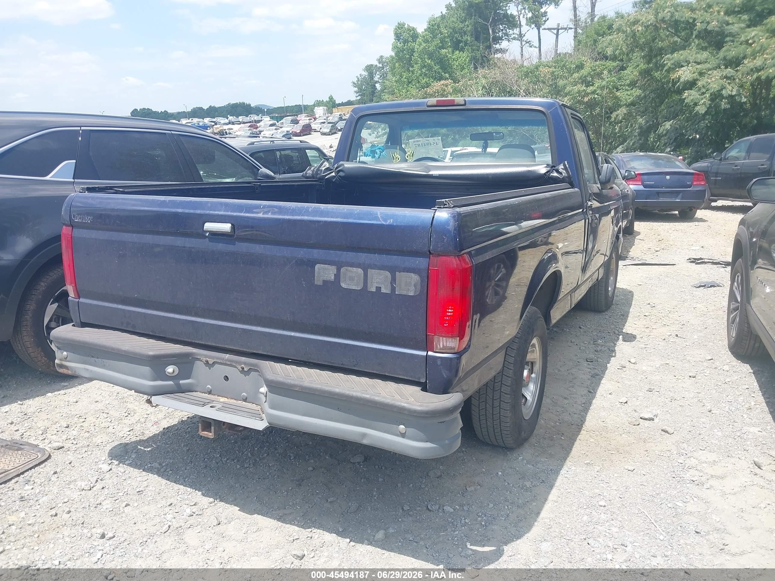 1995 Ford F150   Blue vin: 1FTDF15Y3SNA11679