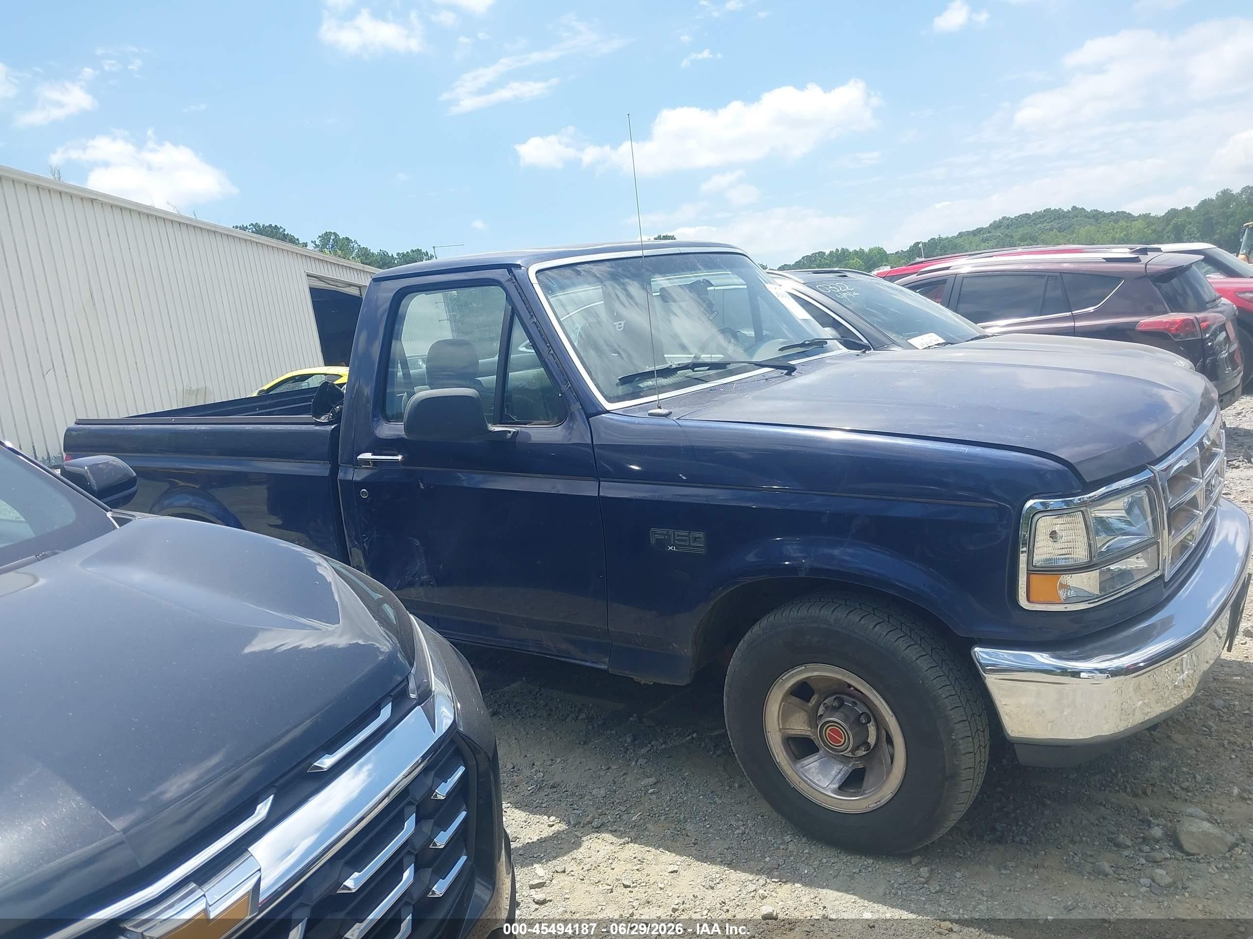 1995 Ford F150   Blue vin: 1FTDF15Y3SNA11679