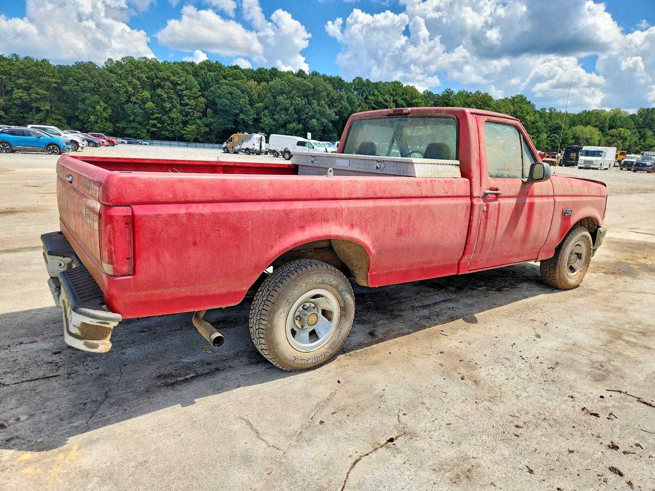 1995 Ford F150 Red vin: 1FTDF15Y3SNA94644