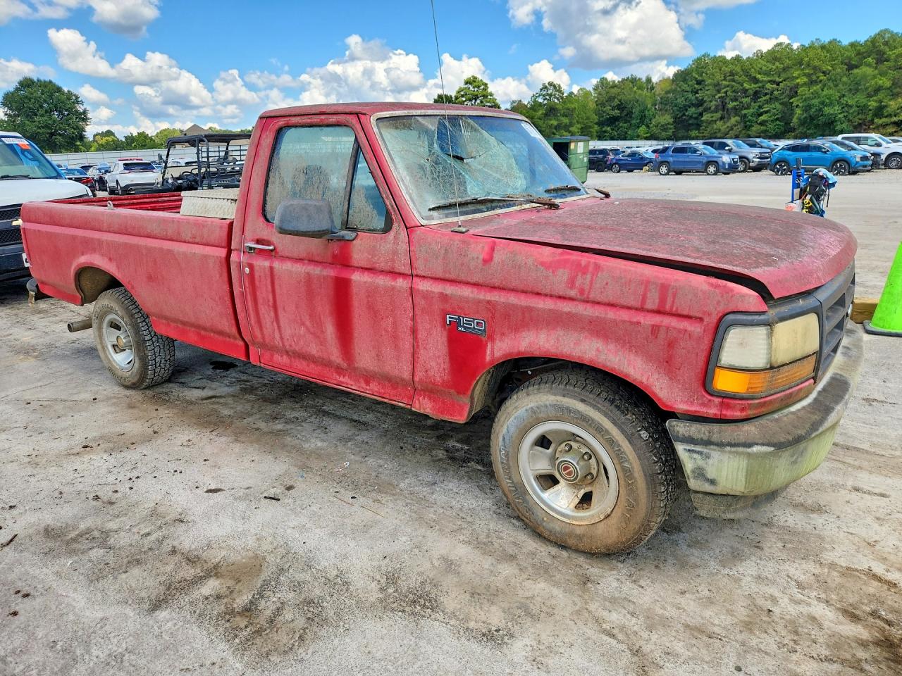 1995 Ford F150 Red vin: 1FTDF15Y3SNA94644
