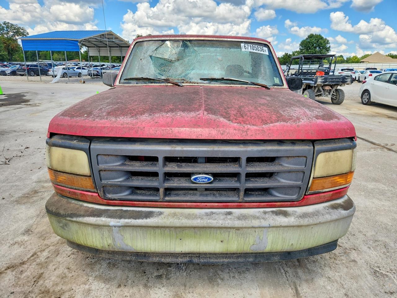 1995 Ford F150 Red vin: 1FTDF15Y3SNA94644