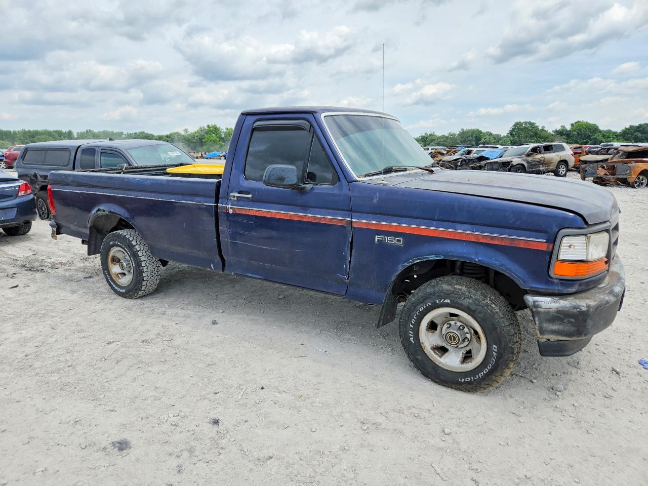 1995 Ford F150 Blue vin: 1FTDF15Y3SNB60609
