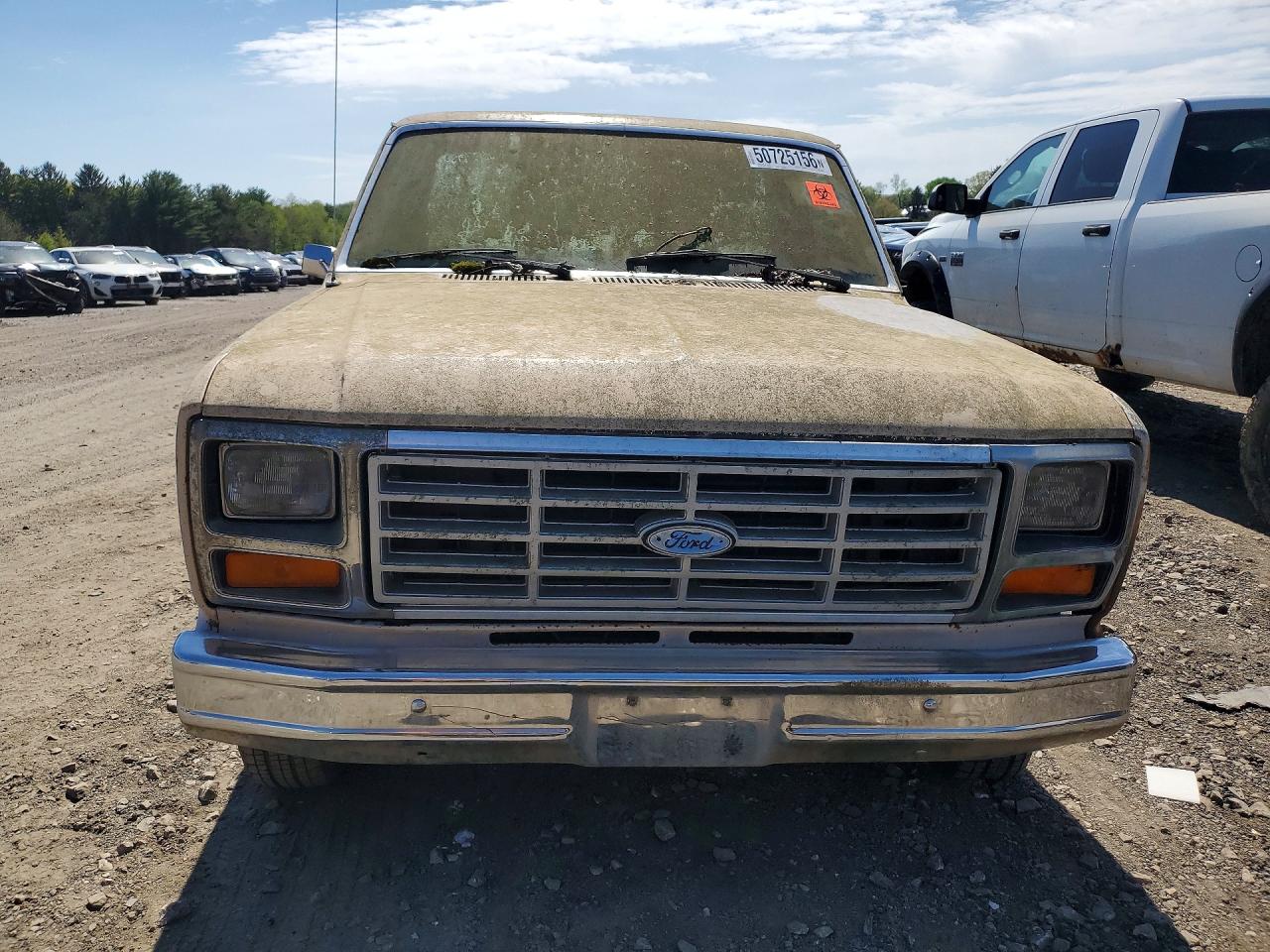 1985 Ford F150 White vin: 1FTDF15Y4FNA40999